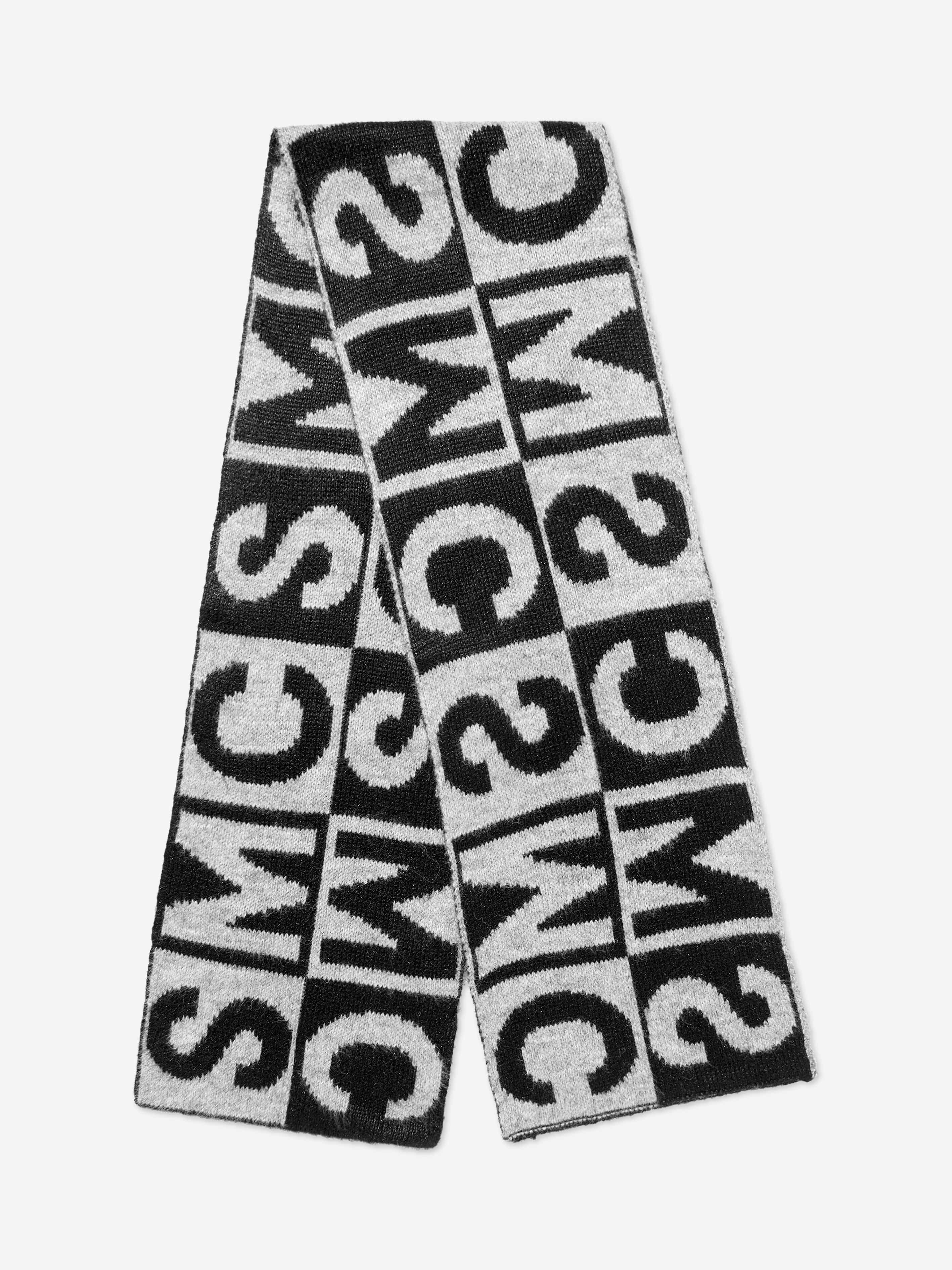 Stella McCartney Kids Logo Scarf in Black Clearance With Credit Card