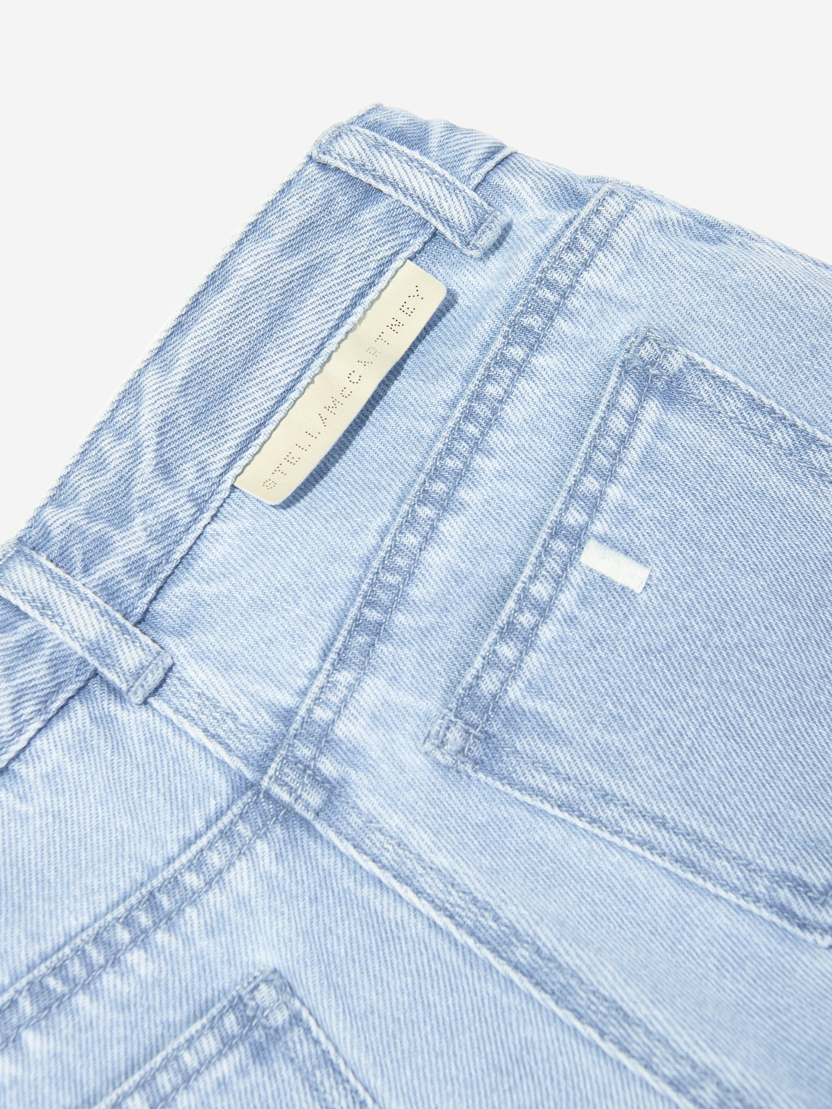 Girls Jewelled Denim Jeans in Blue Best Sale Online