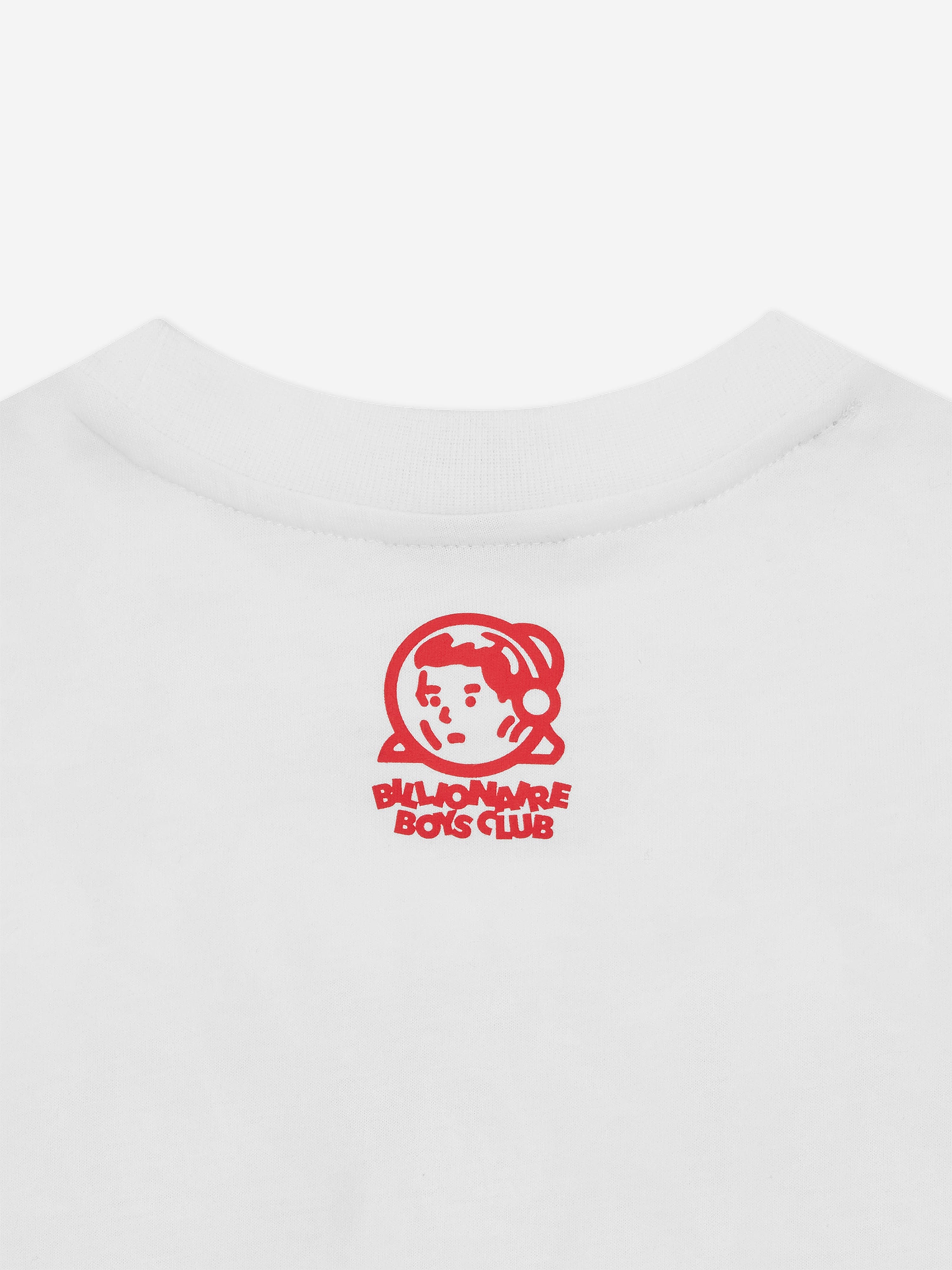 Billionaire Boys Club Kids Robot Arch Logo T-Shirt in White Buy Cheap Tumblr