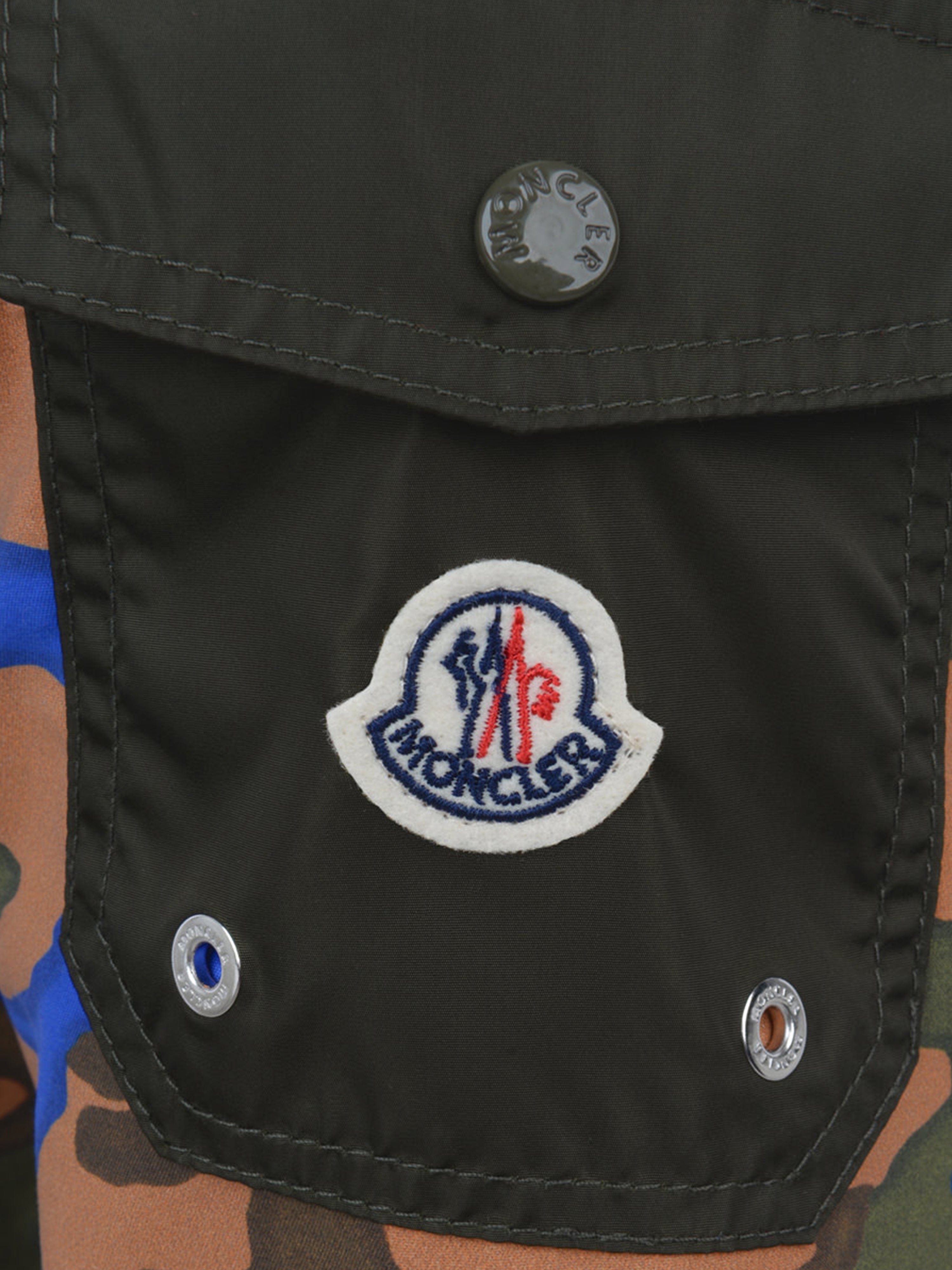 Moncler Enfant Boys Camouflage Print Swim Shorts Largest Supplier Online