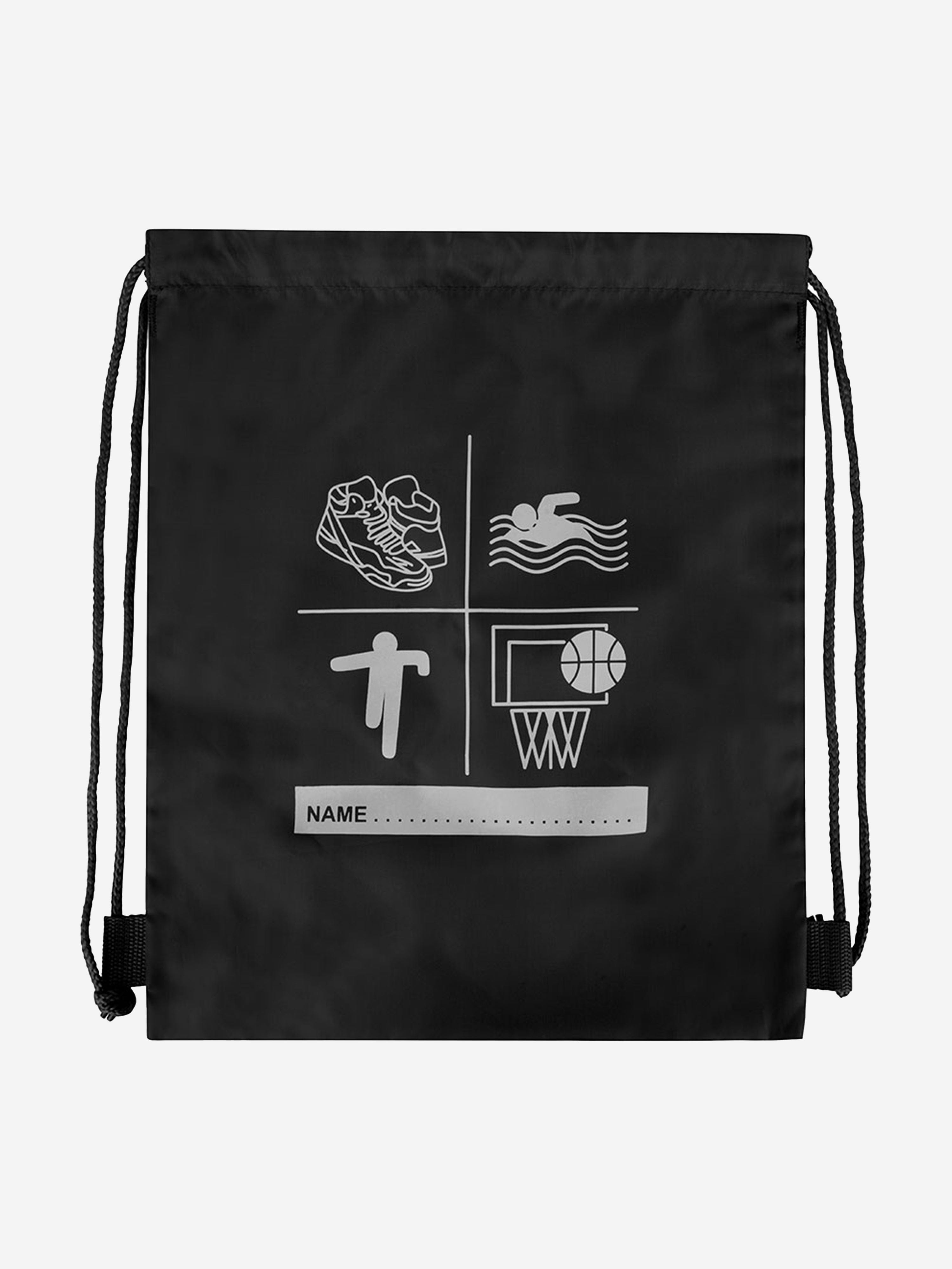 Zeco Kids School Premium Printed PE Bag in Black (40cm) Marketable Online