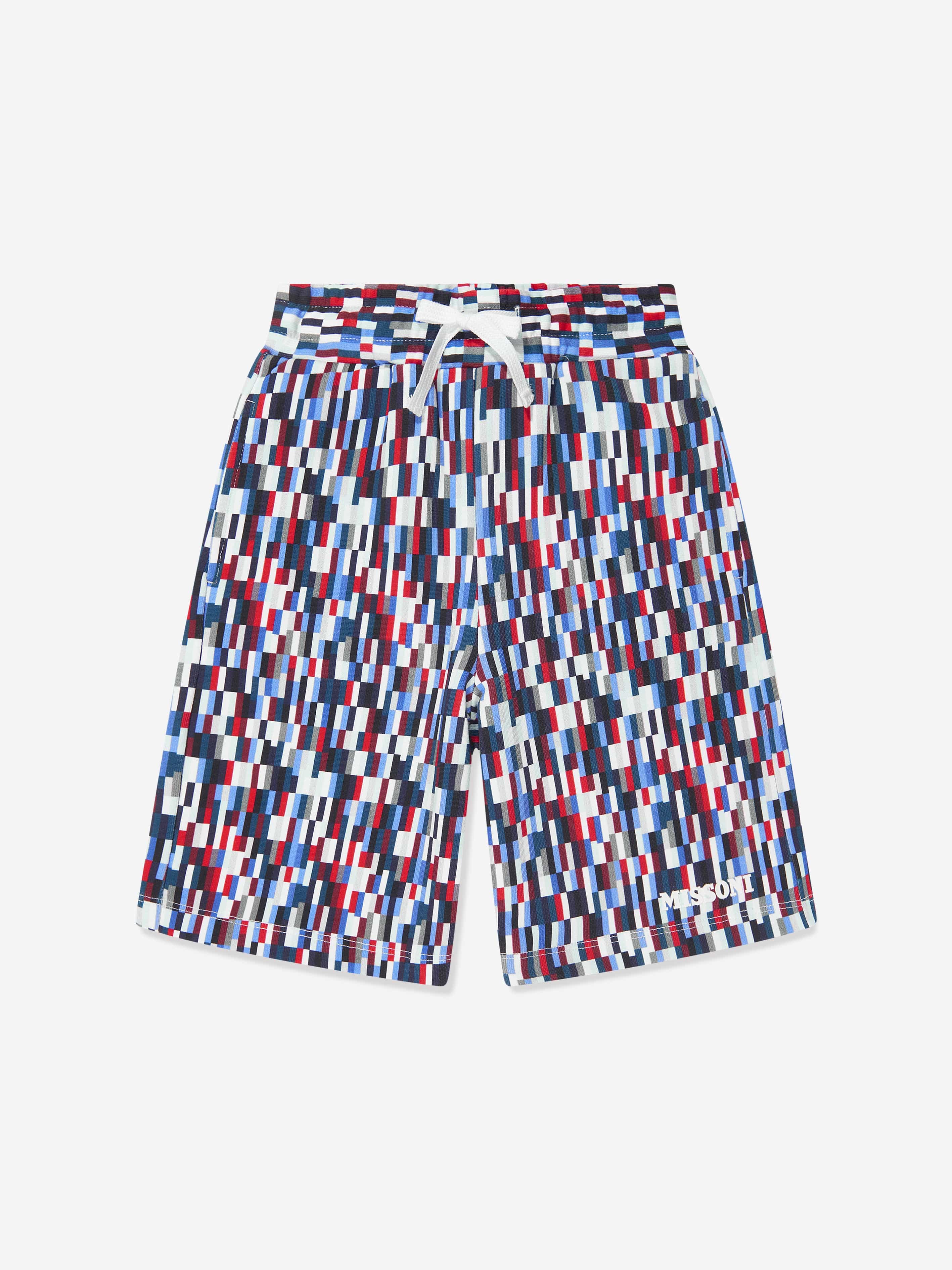 Missoni Boys Pixel Jersey Shorts in Multicolour Cheap Sale Choice