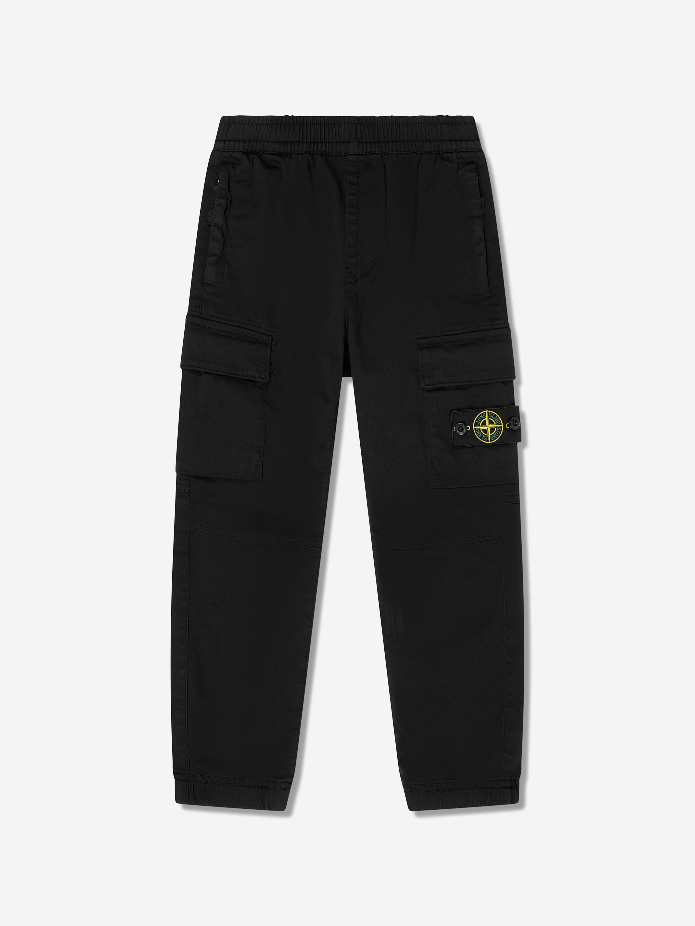 Boys Cargo Trousers in Black Clearance Factory Outlet