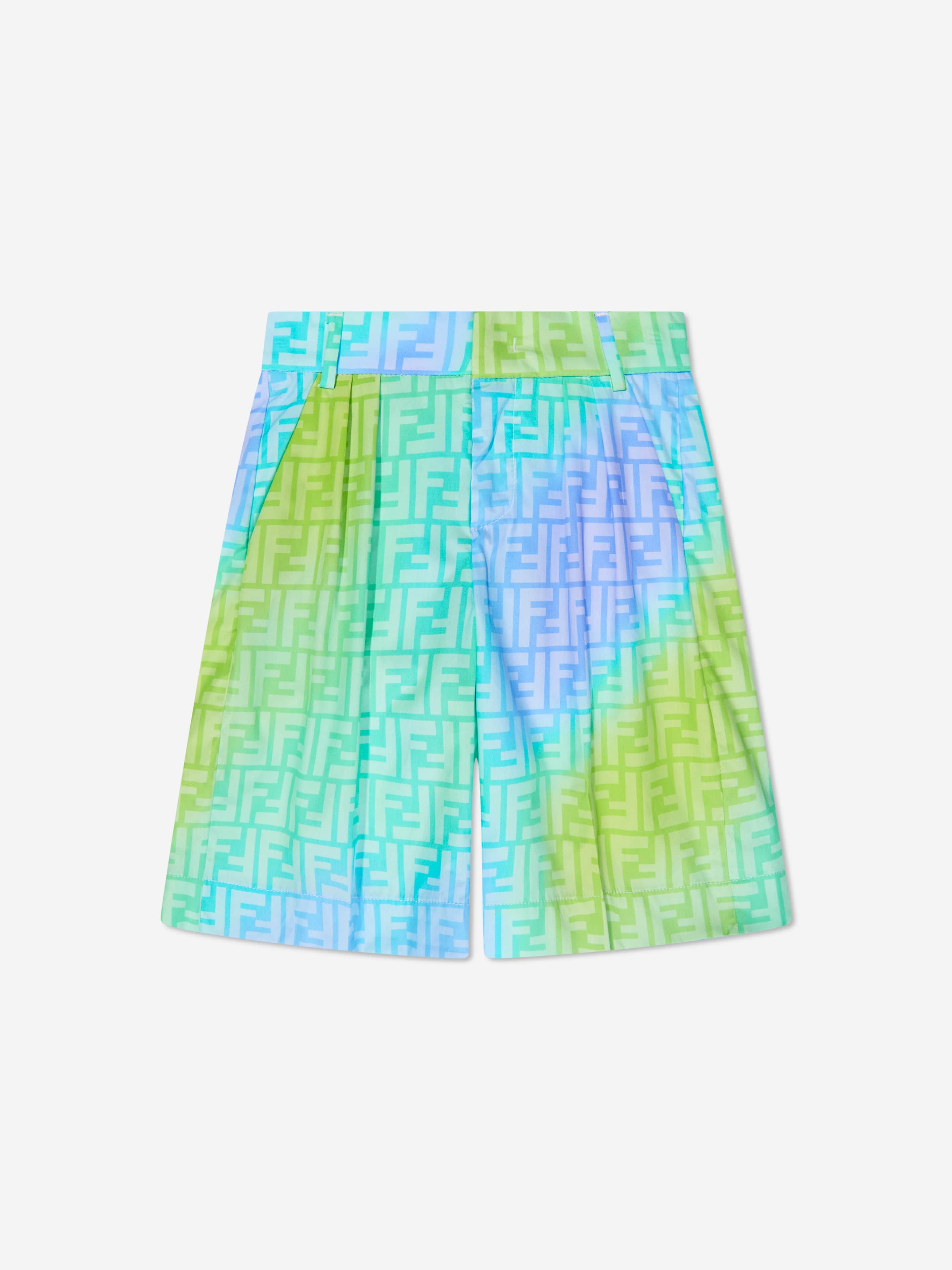 Fendi Boys Metaverse Bermuda Shorts in Multicolour Cheap Discounts
