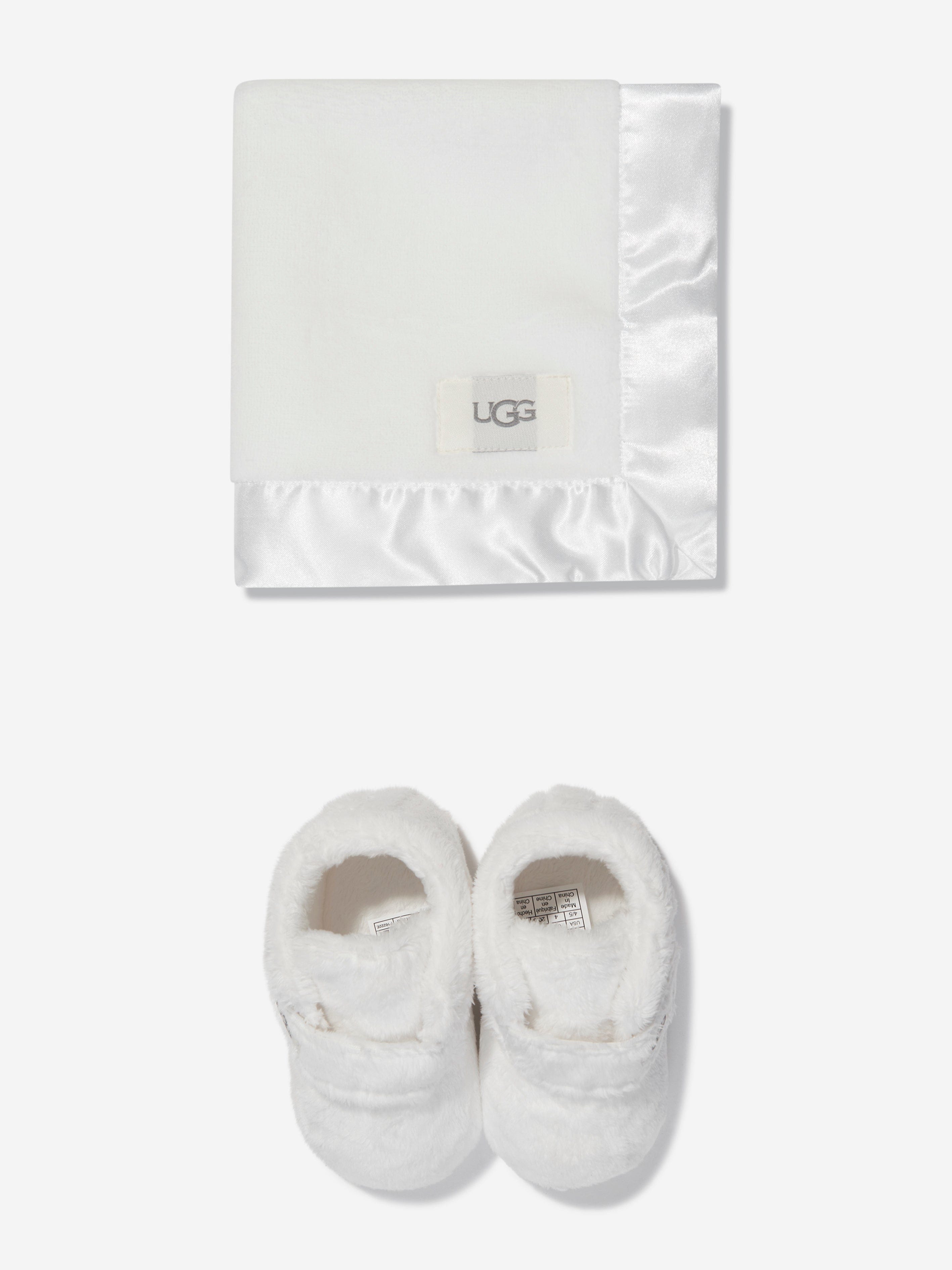 UGG Baby Bixbee And Lovey Gift Set in Ivory Discount Wide Range Of