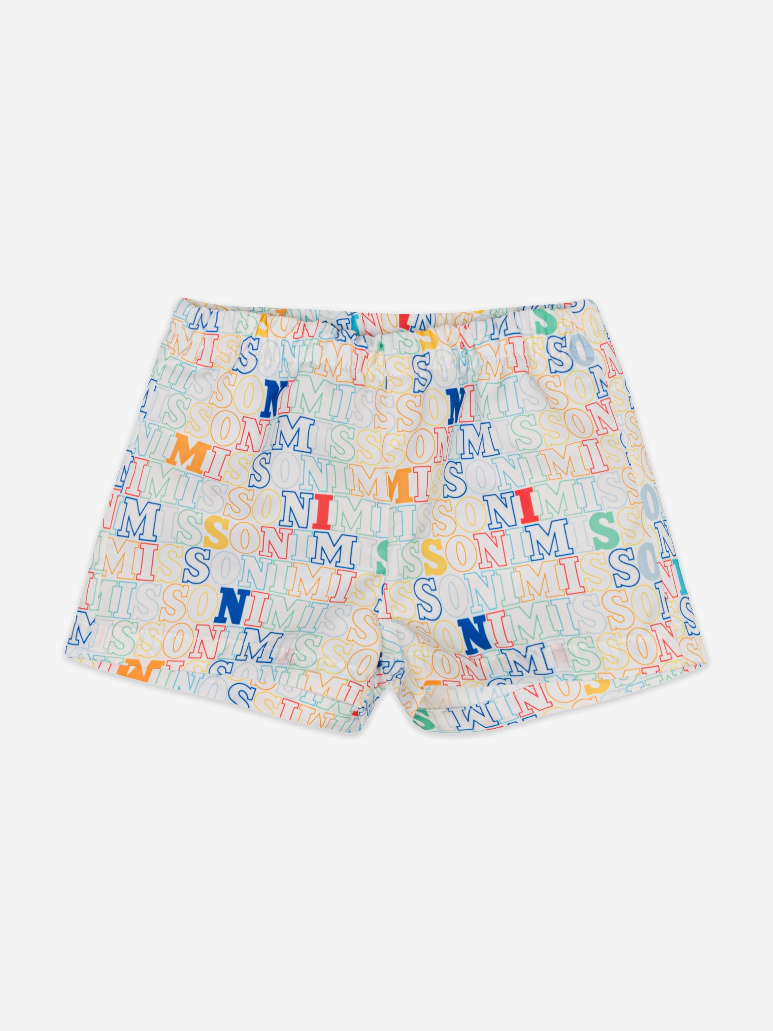 Baby Boys Logo Swim Shorts in Multicolour Outlet Low Pice