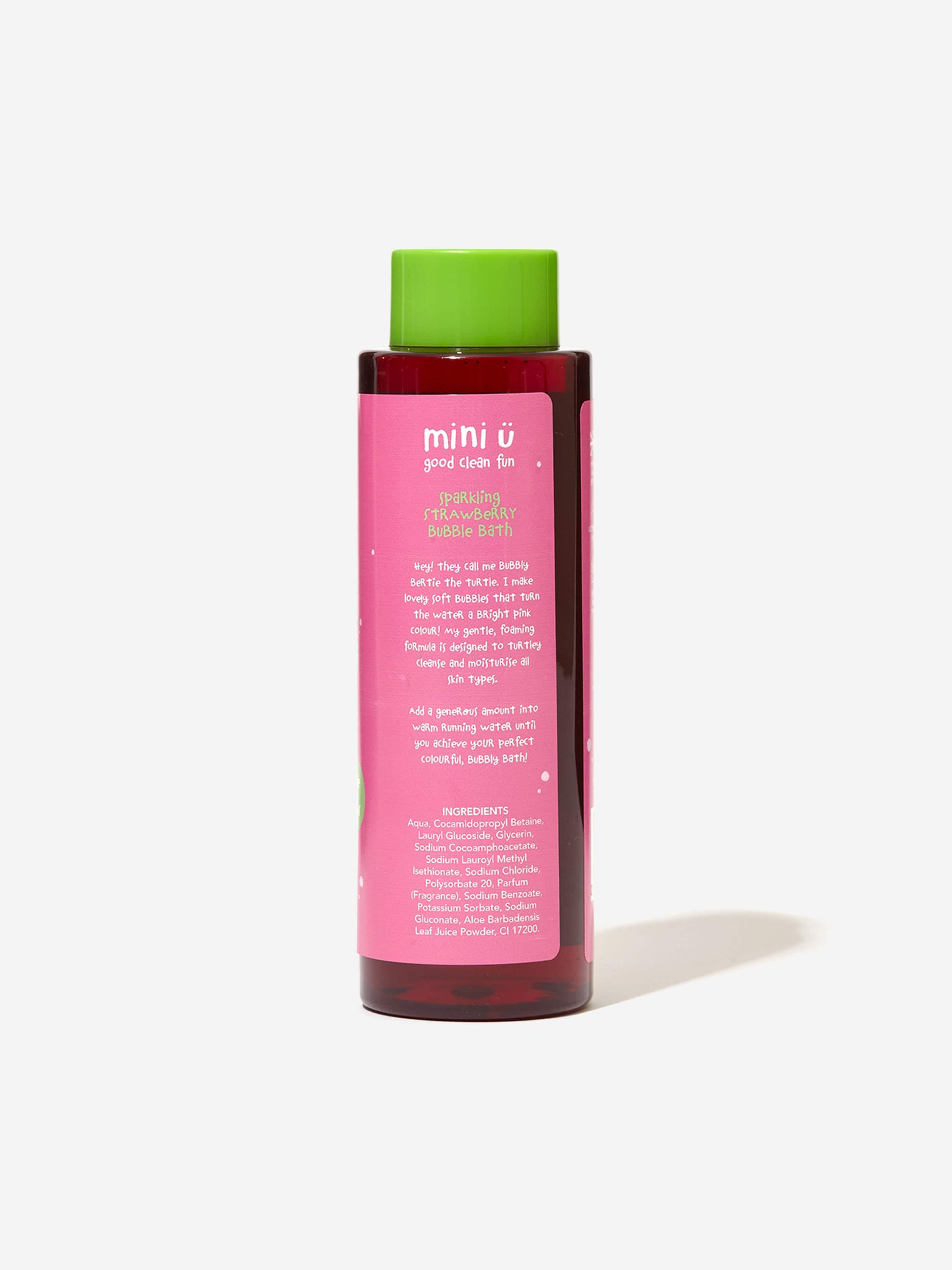 Mini U Kids Sparkling Strawberry Bubble Bath in Red Sale Nicekicks