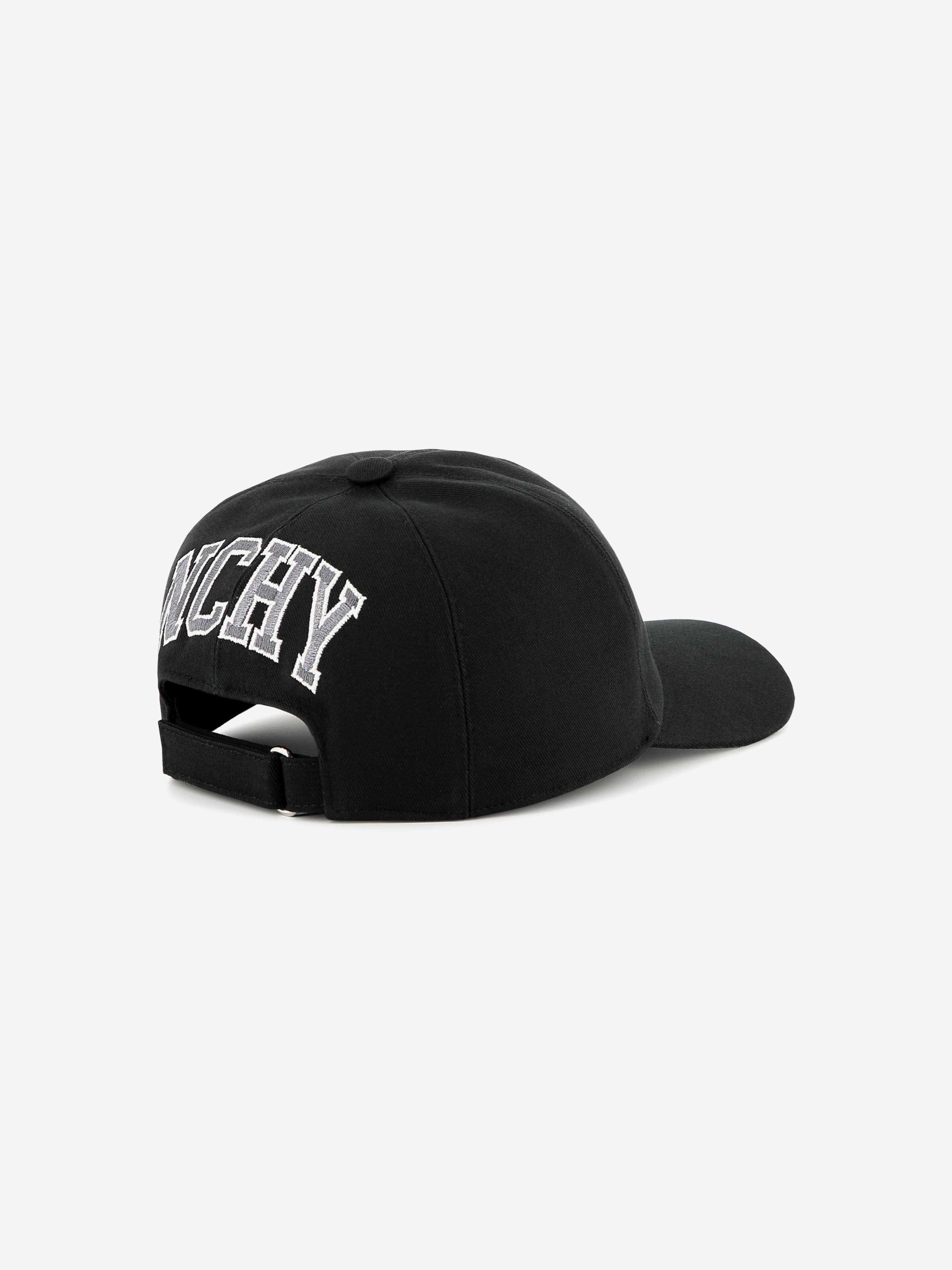 Boys Embroidered Logo Cap in Black Perfect Sale Online