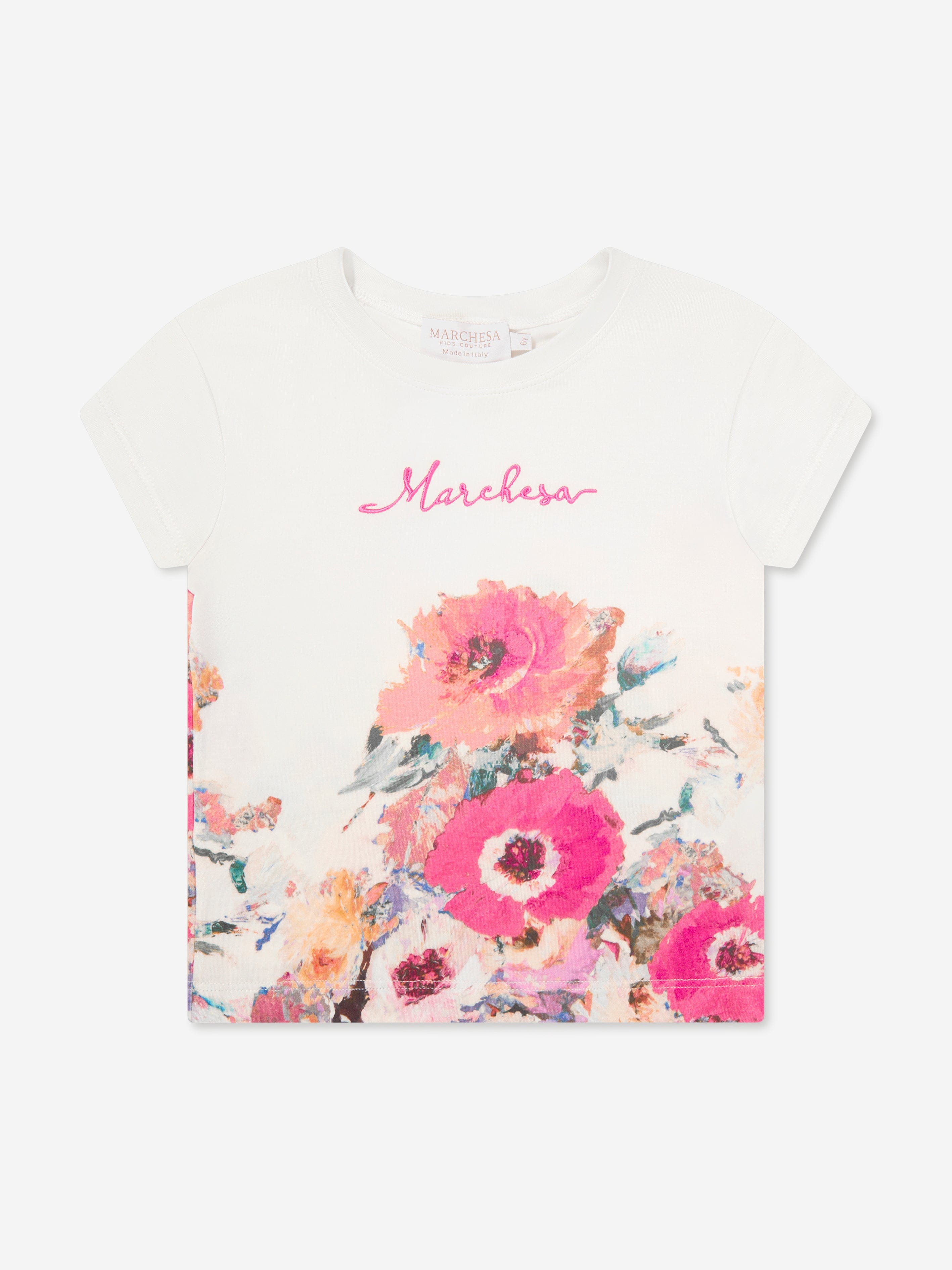Marchesa Girls Flower Print T-Shirt in Multicolour Buy Cheap Cheap