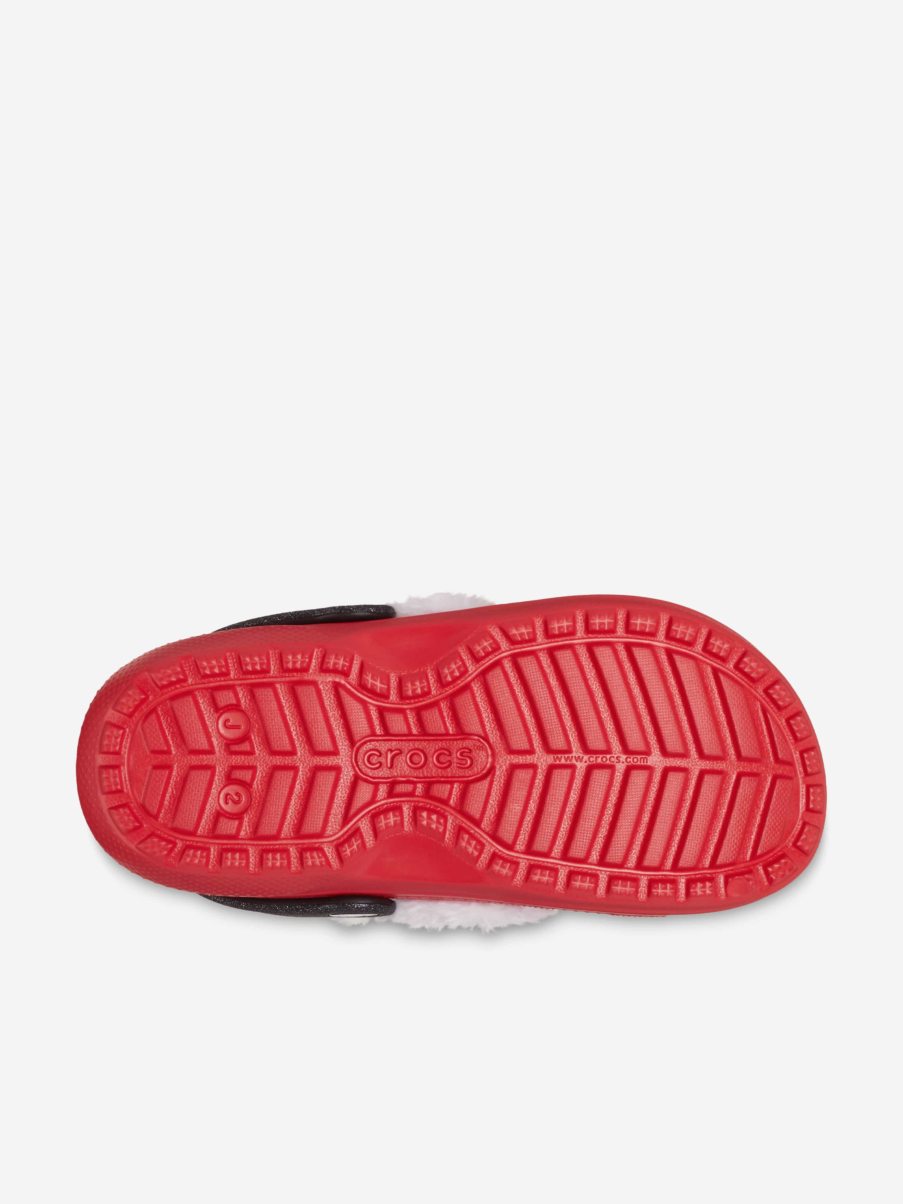 Crocs Kids Classic Lined Santa Clog in Red Buy Cheap Reliable