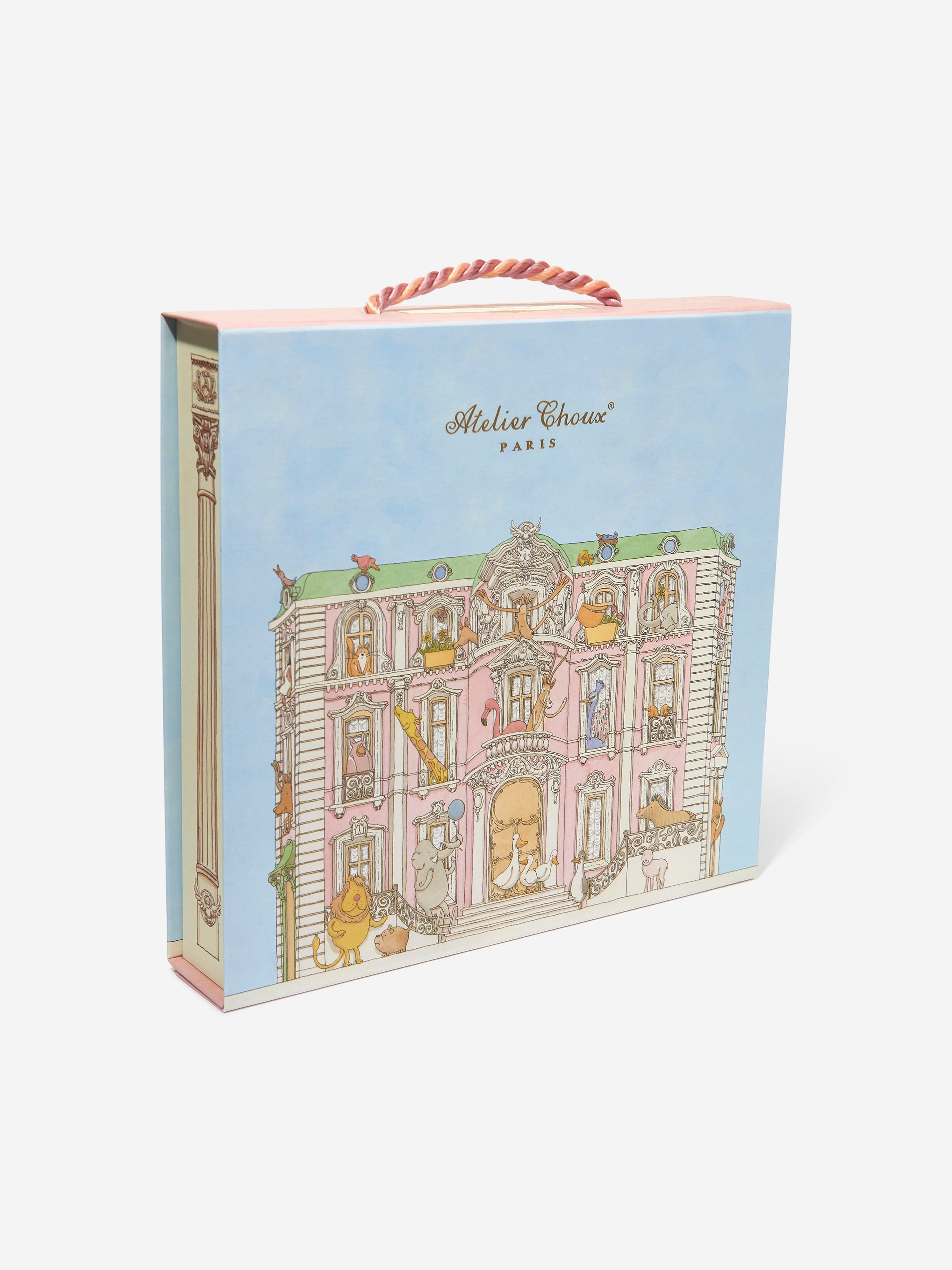 Atelier Choux Baby Boys Carousel Gift Set in Blue Professional