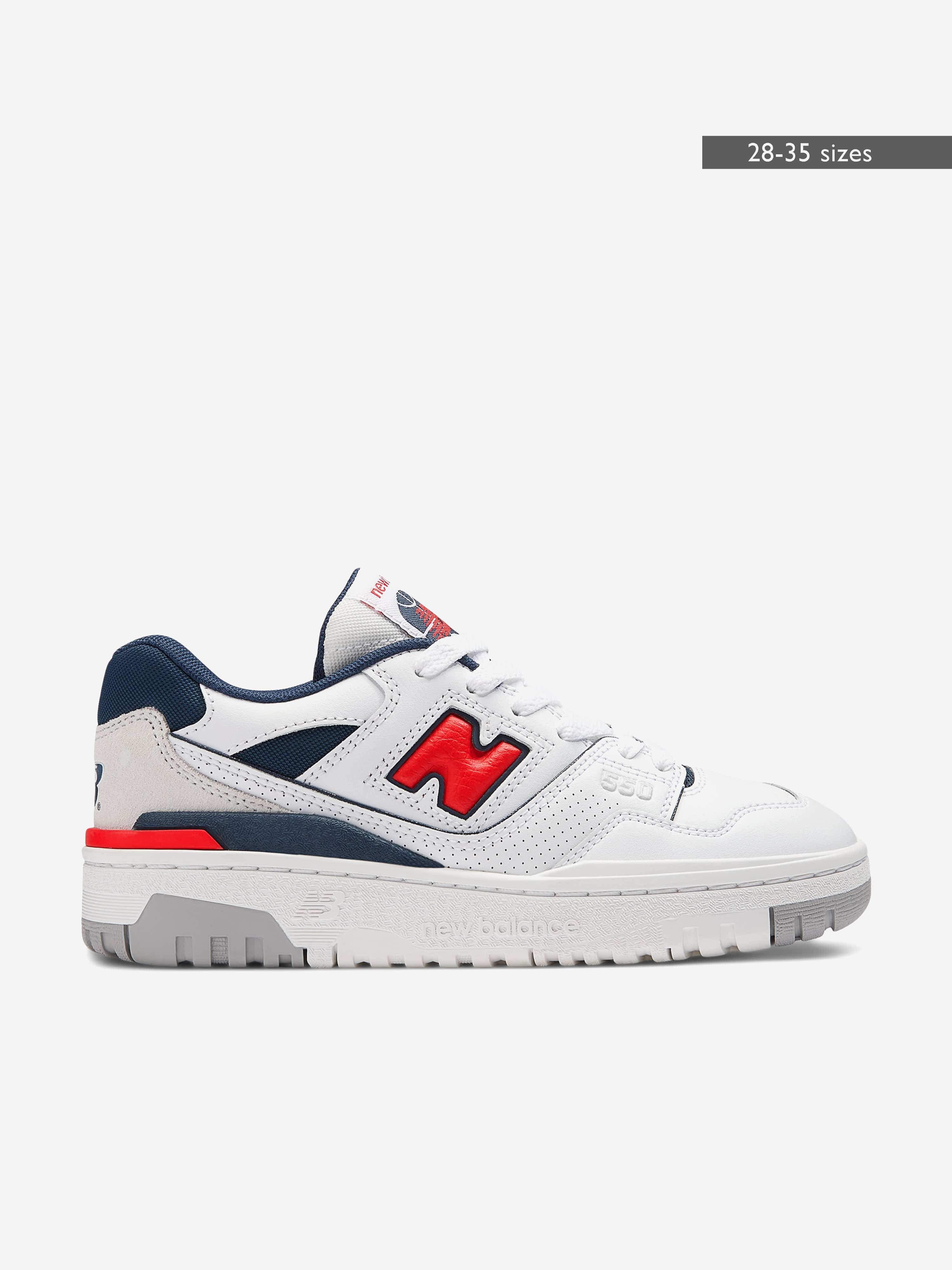 New Balance Kids B550 Trainers in White Cheapest Sale Online