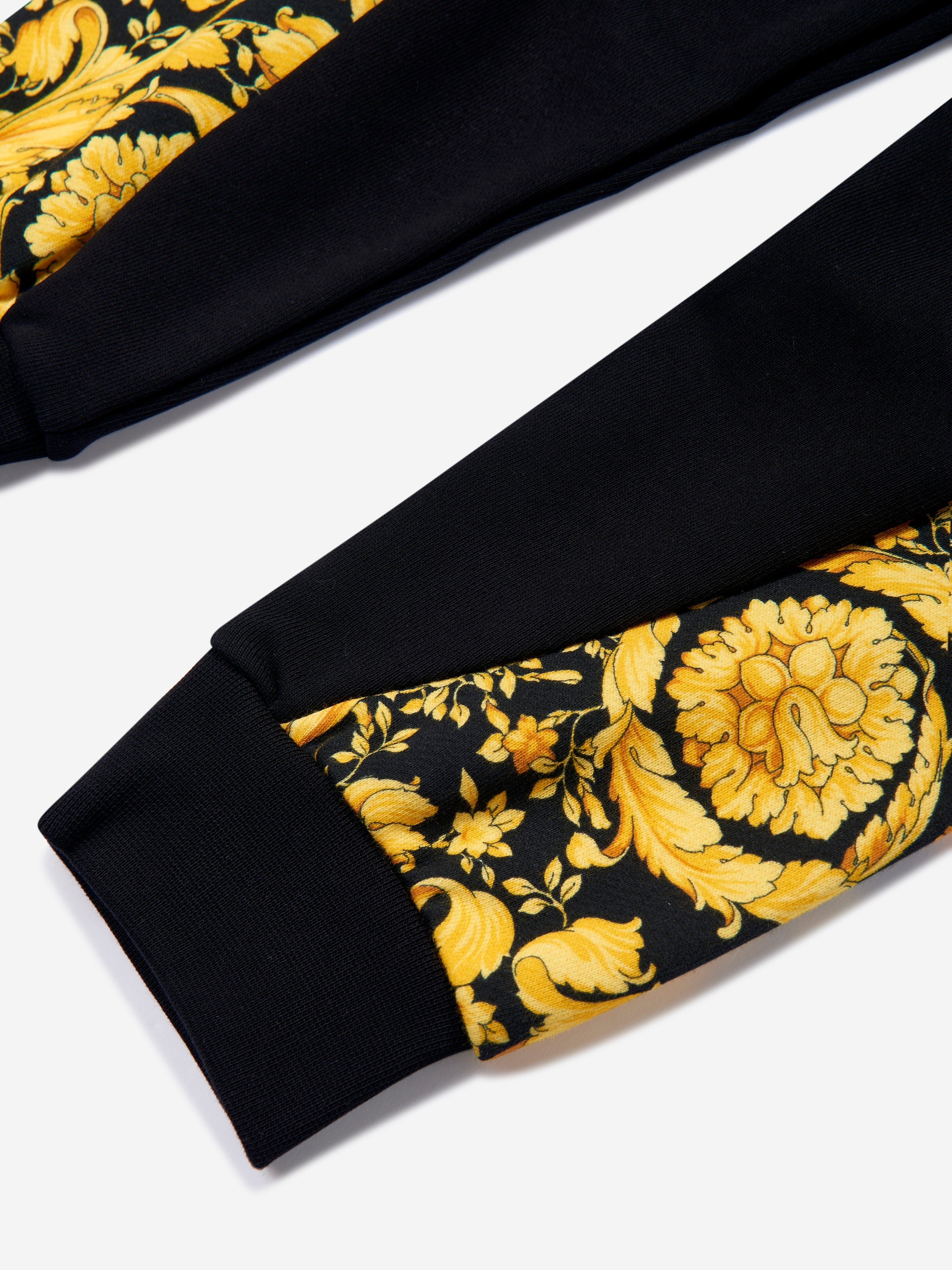 Versace Boys Barocco Logo Joggers in Black Cheapest Pice Cheap Online