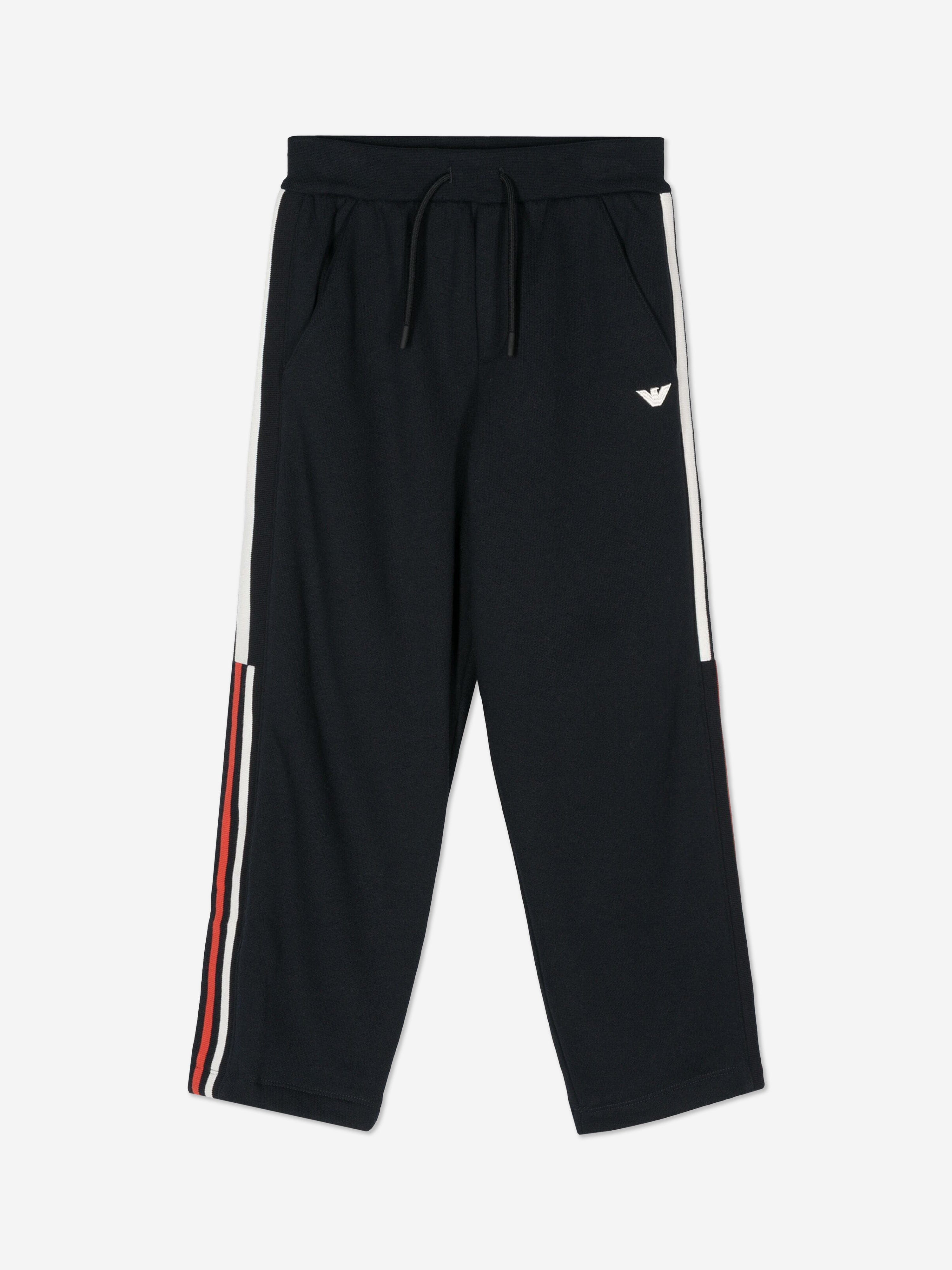 Emporio Armani Boys Logo Joggers in Navy Sale Browse