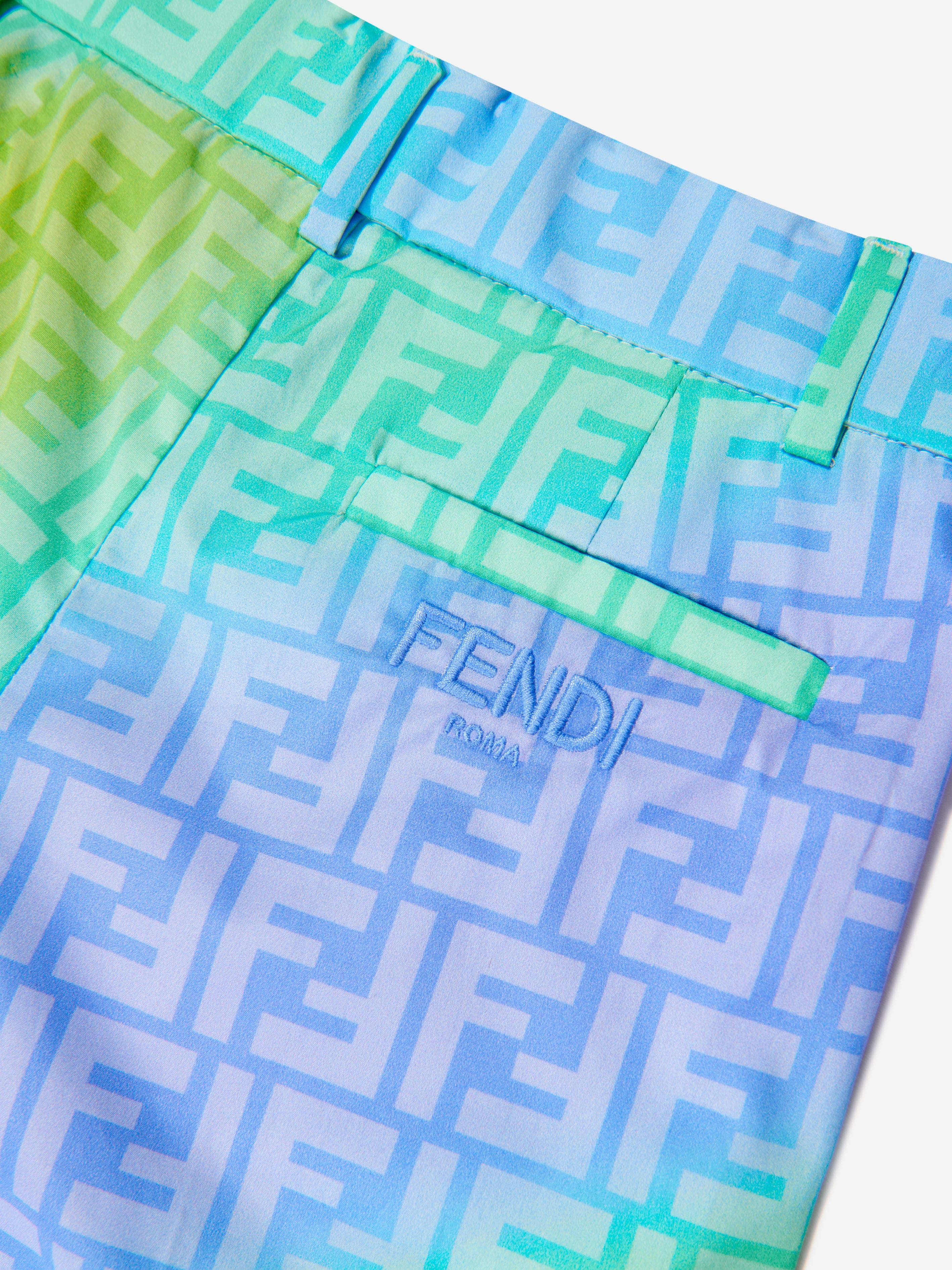 Fendi Boys Metaverse Bermuda Shorts in Multicolour Cheap Discounts