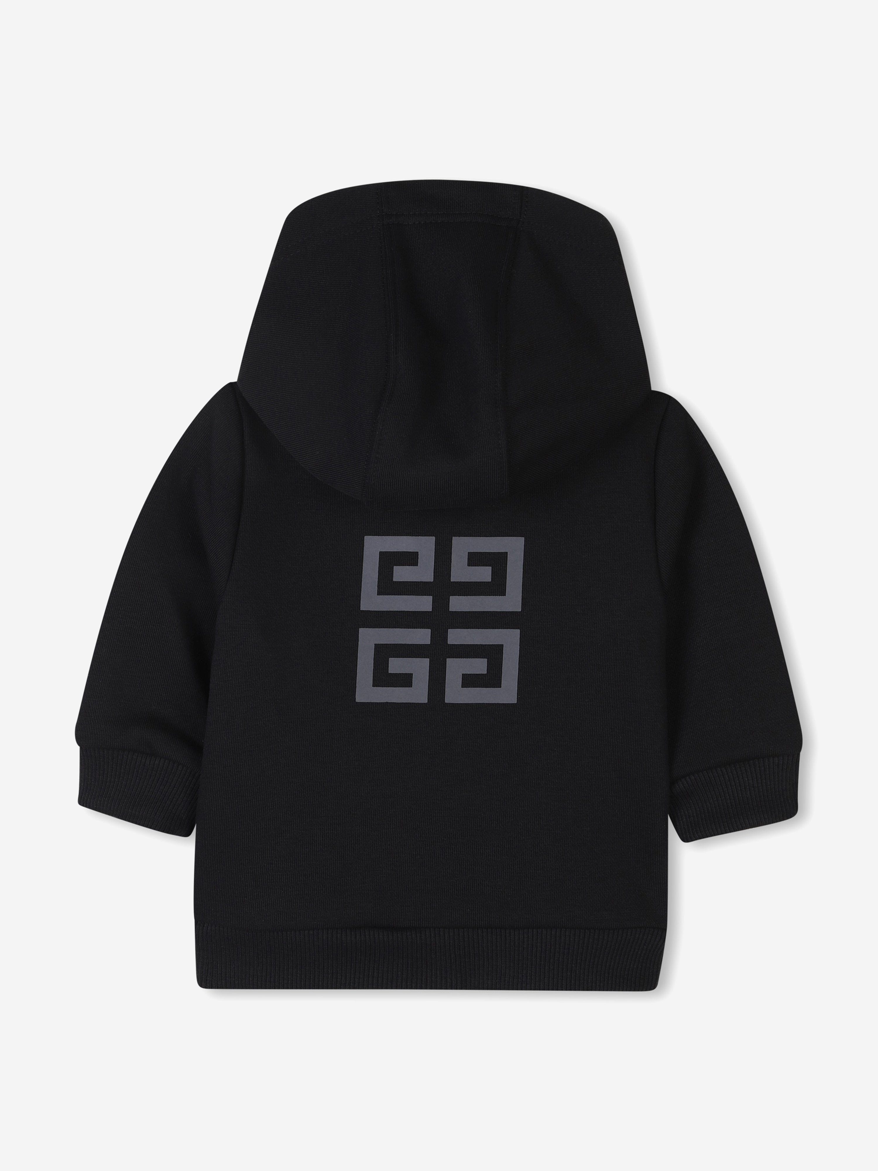 Baby Boys 4G Logo Zip Up Top in Black Amazing Pice