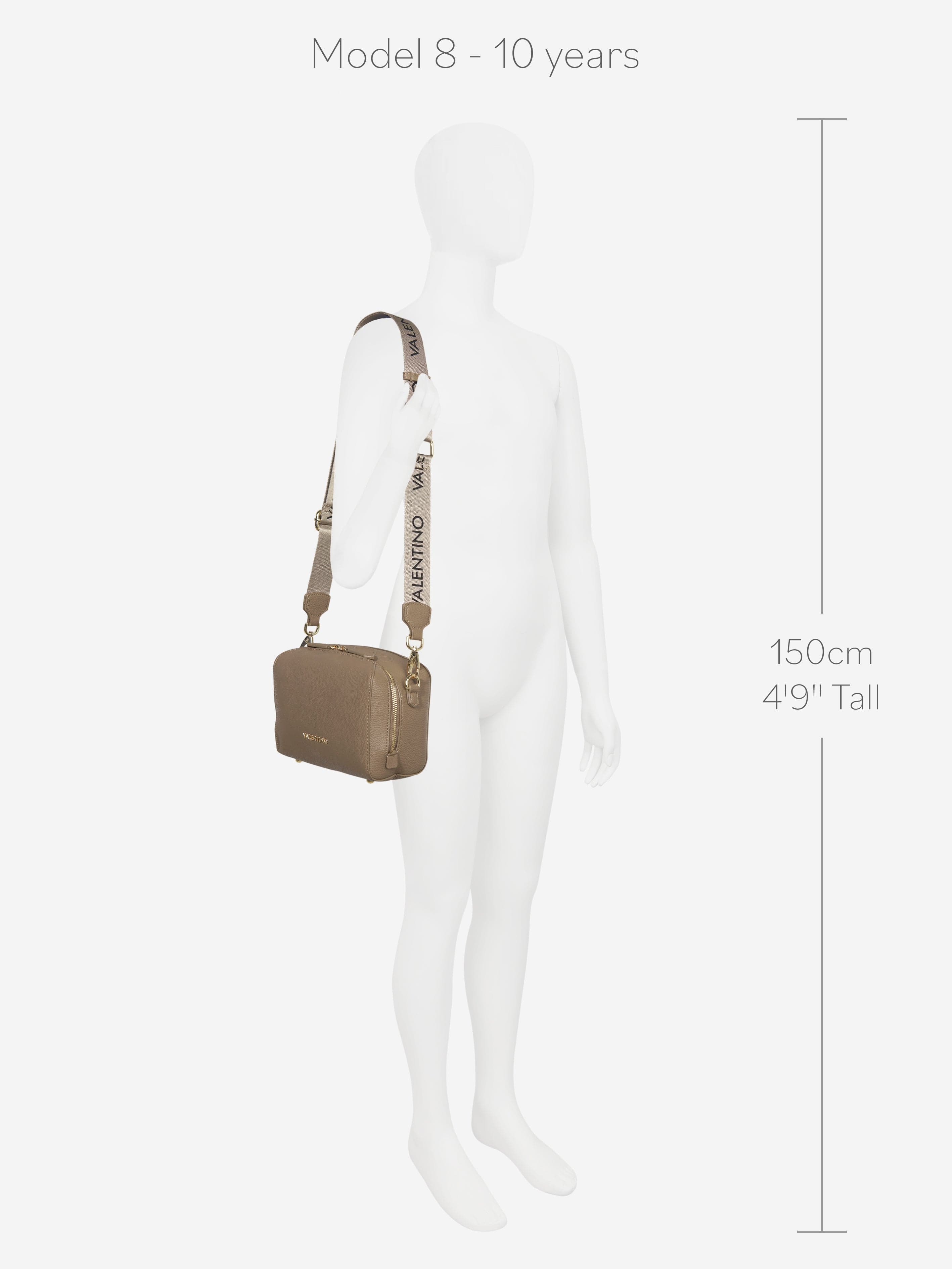 Valentino Girls Pattie Haversack Bag in Taupe Free Shipping For Sale