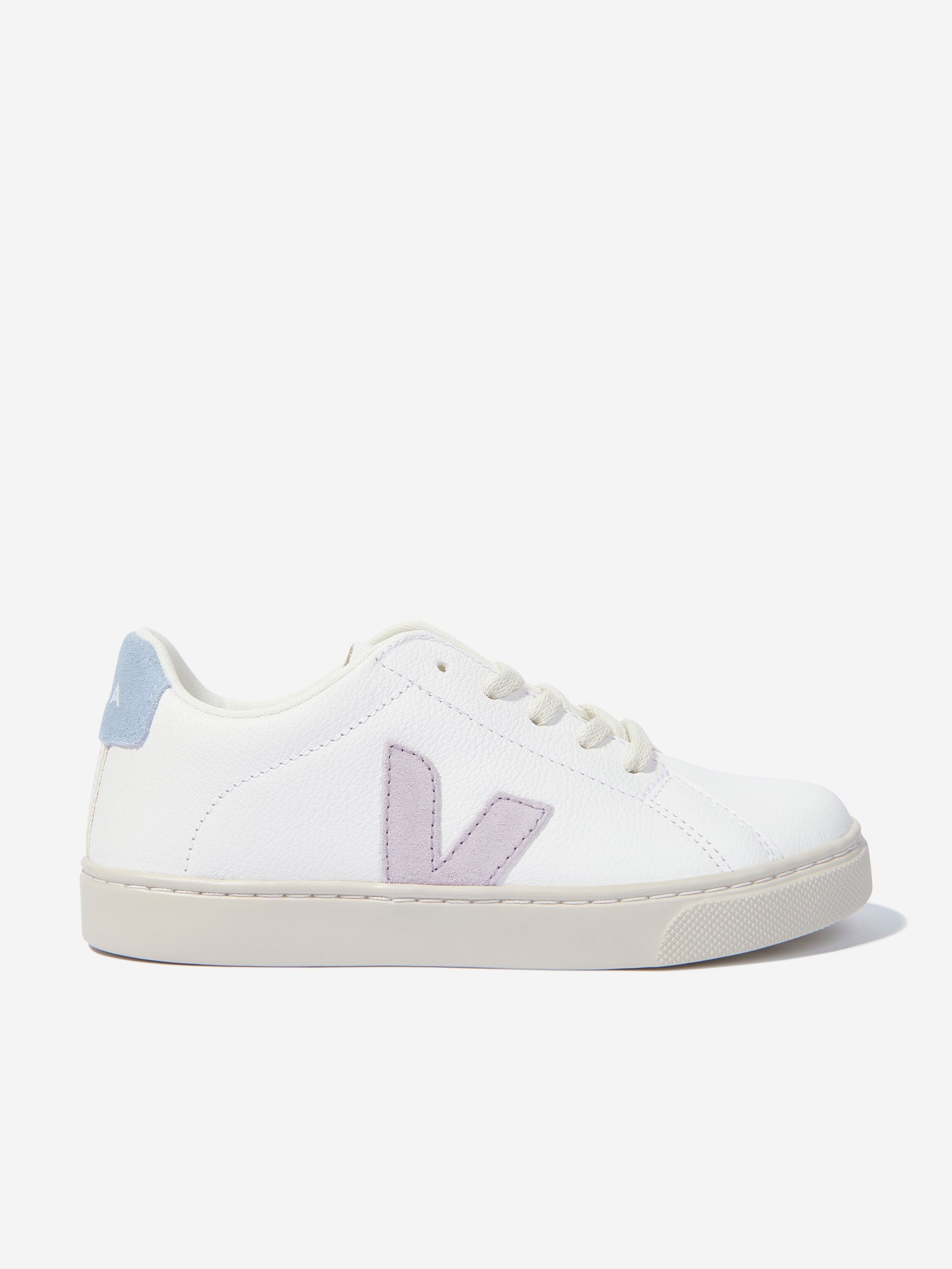 Veja Kids Esplar Laces Trainers in White Websites For Sale