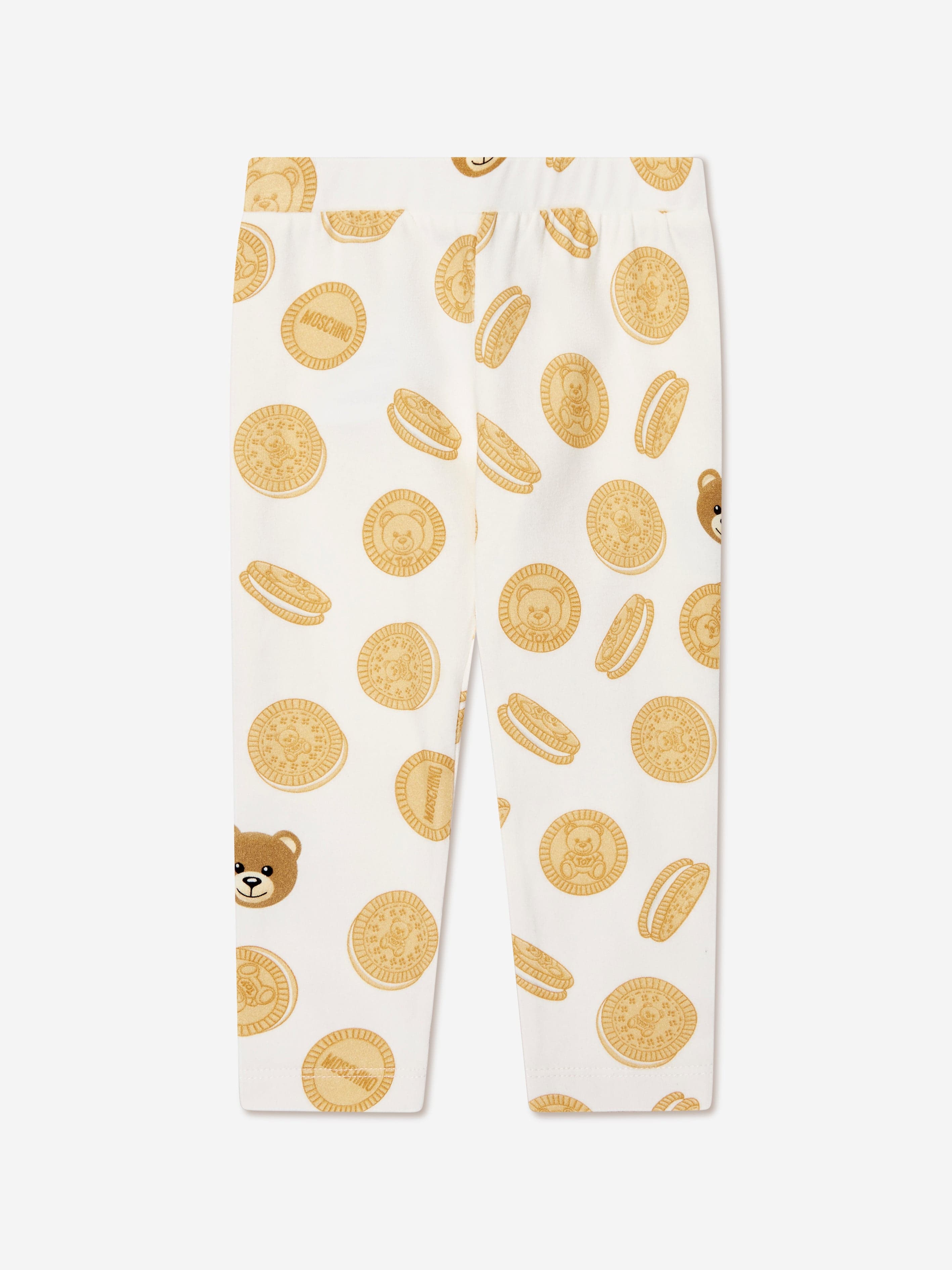Moschino Baby Girls Cookie Leggings in Ivory Buy Cheap Find Great