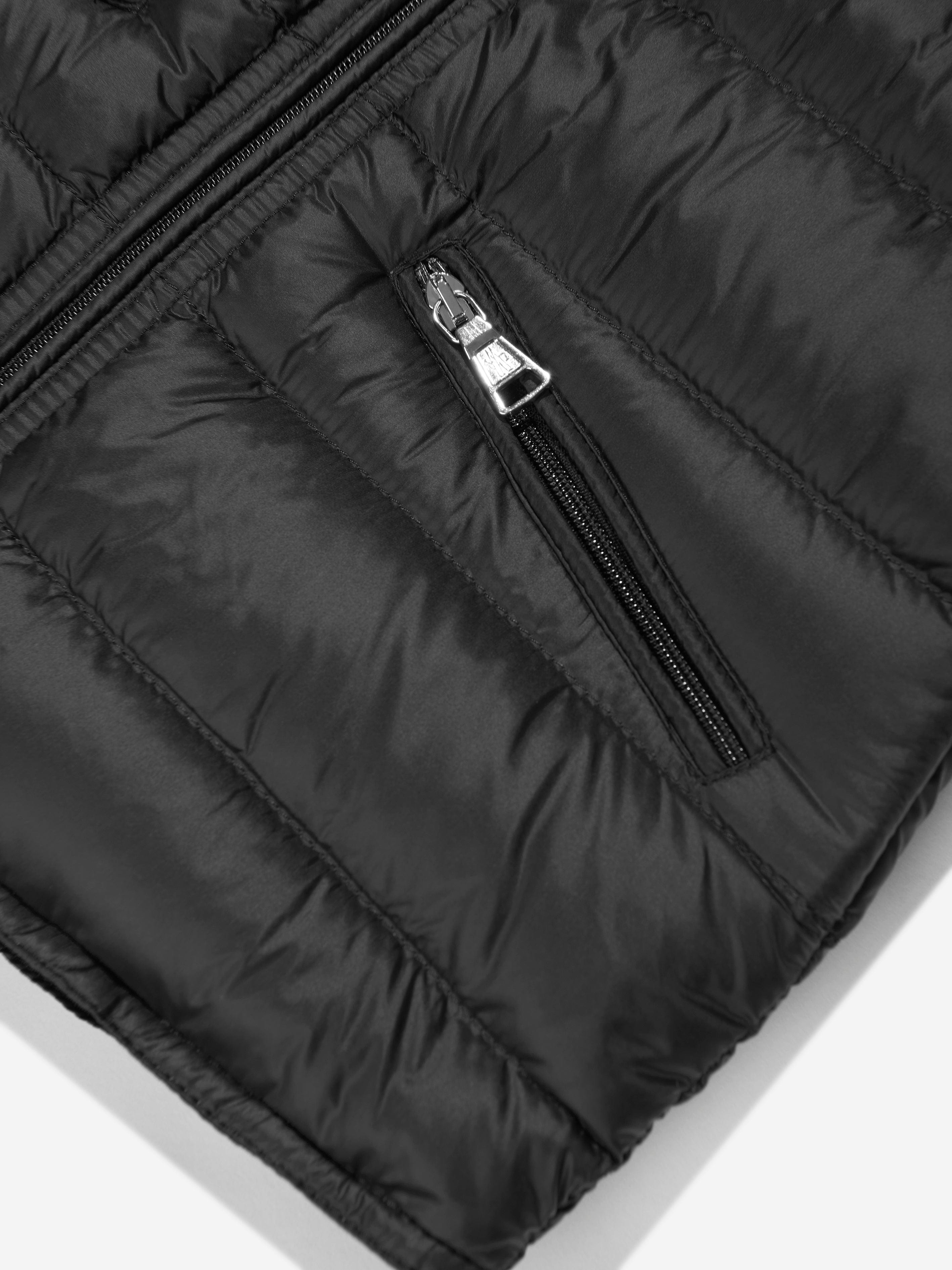 Boys Down Padded Gui Gilet in Black Buy Online