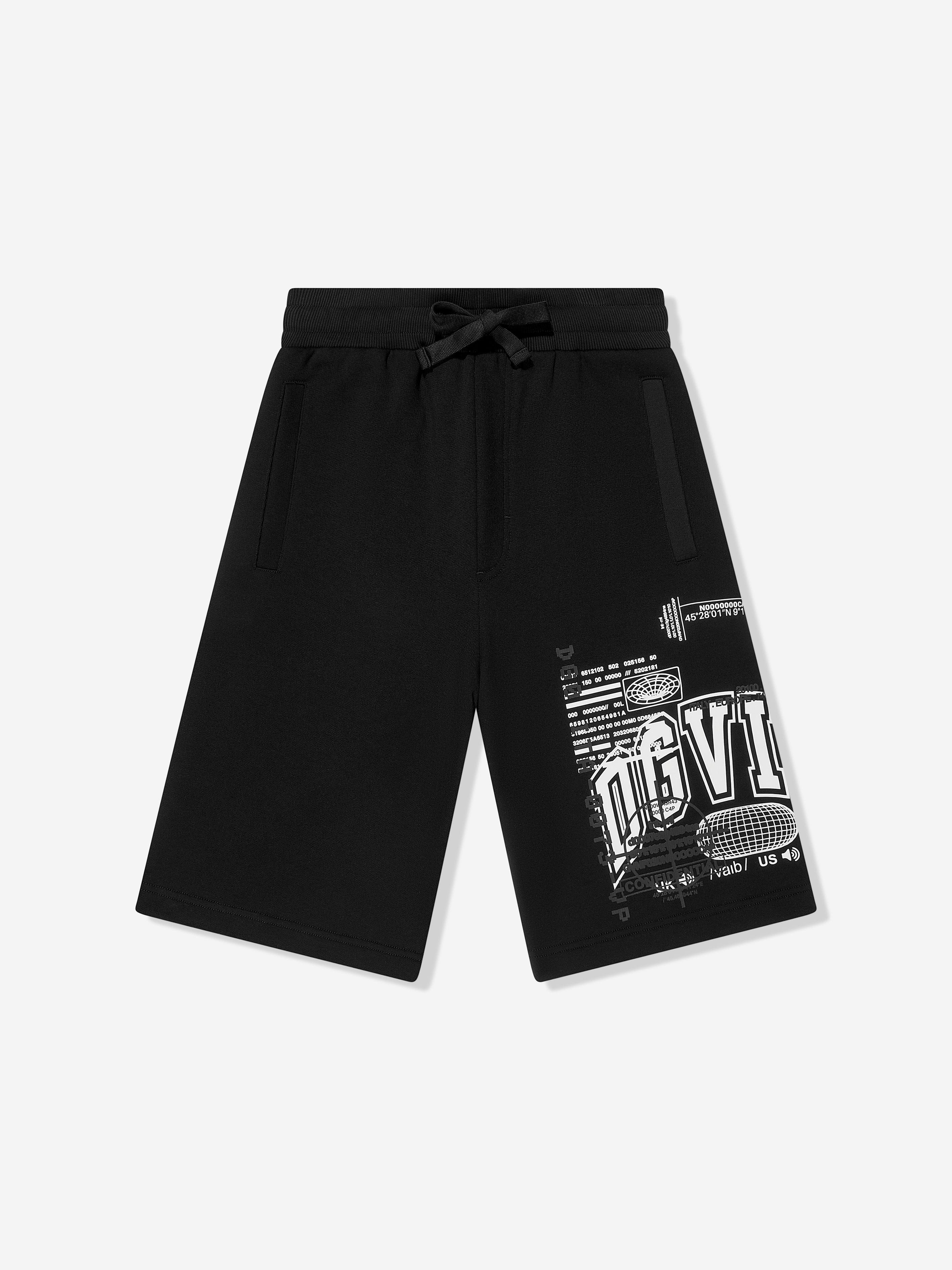 Dolce & Gabbana Boys DG Vibe Bermuda Shorts in Black Outlet Newest