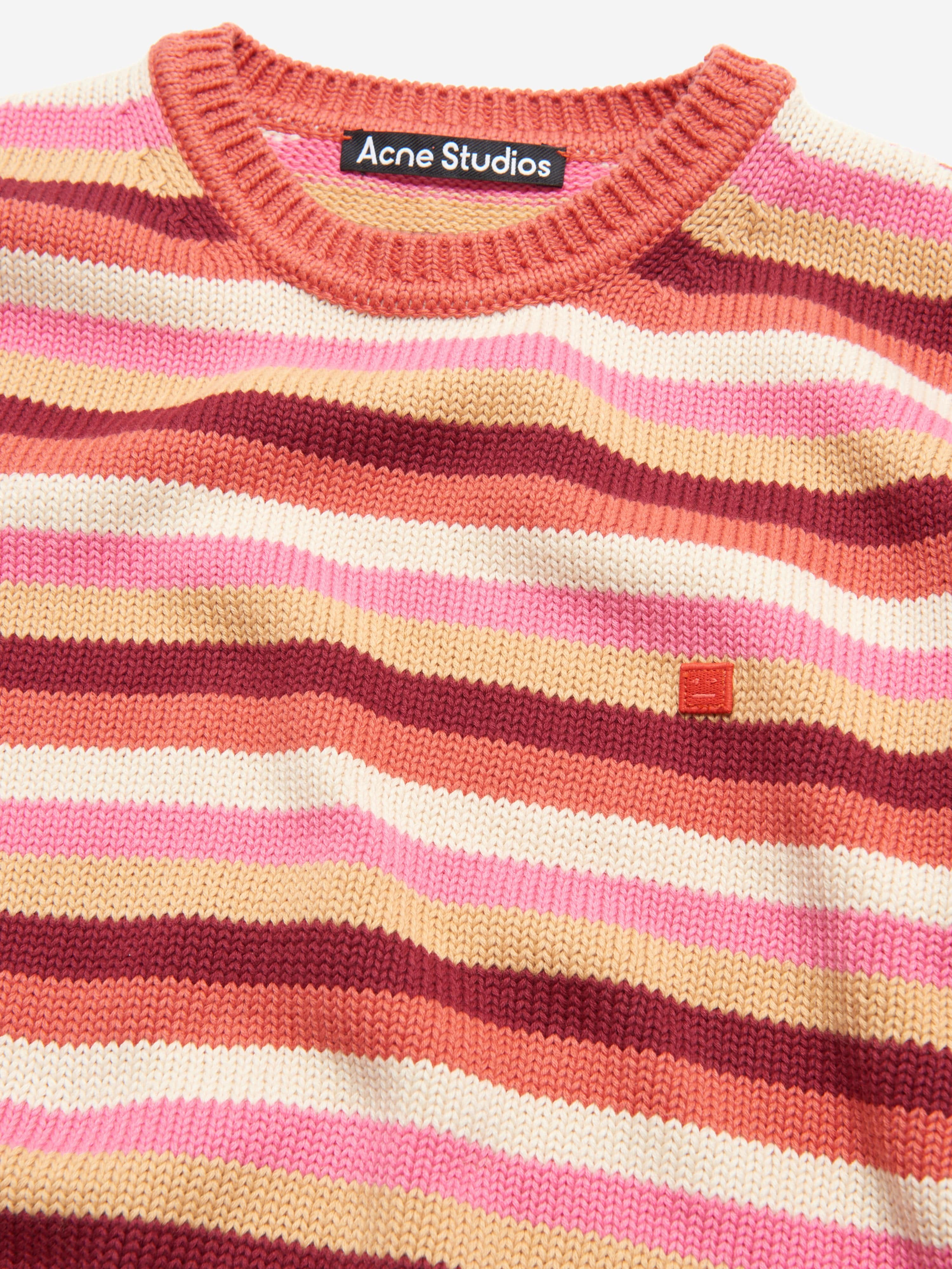 Acne Studios Kids Striped Knitted Jumper in Multicolour Free Shipping Finishline