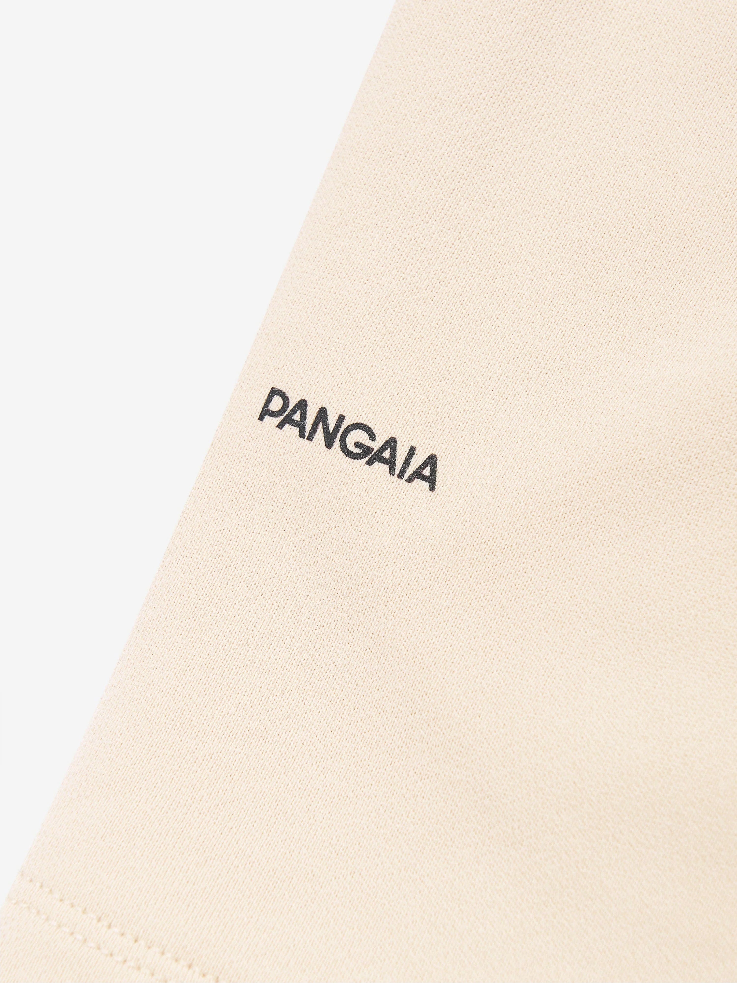 PANGAIA Kids 365 Midweight Long Shorts in Beige Discount Cheapest