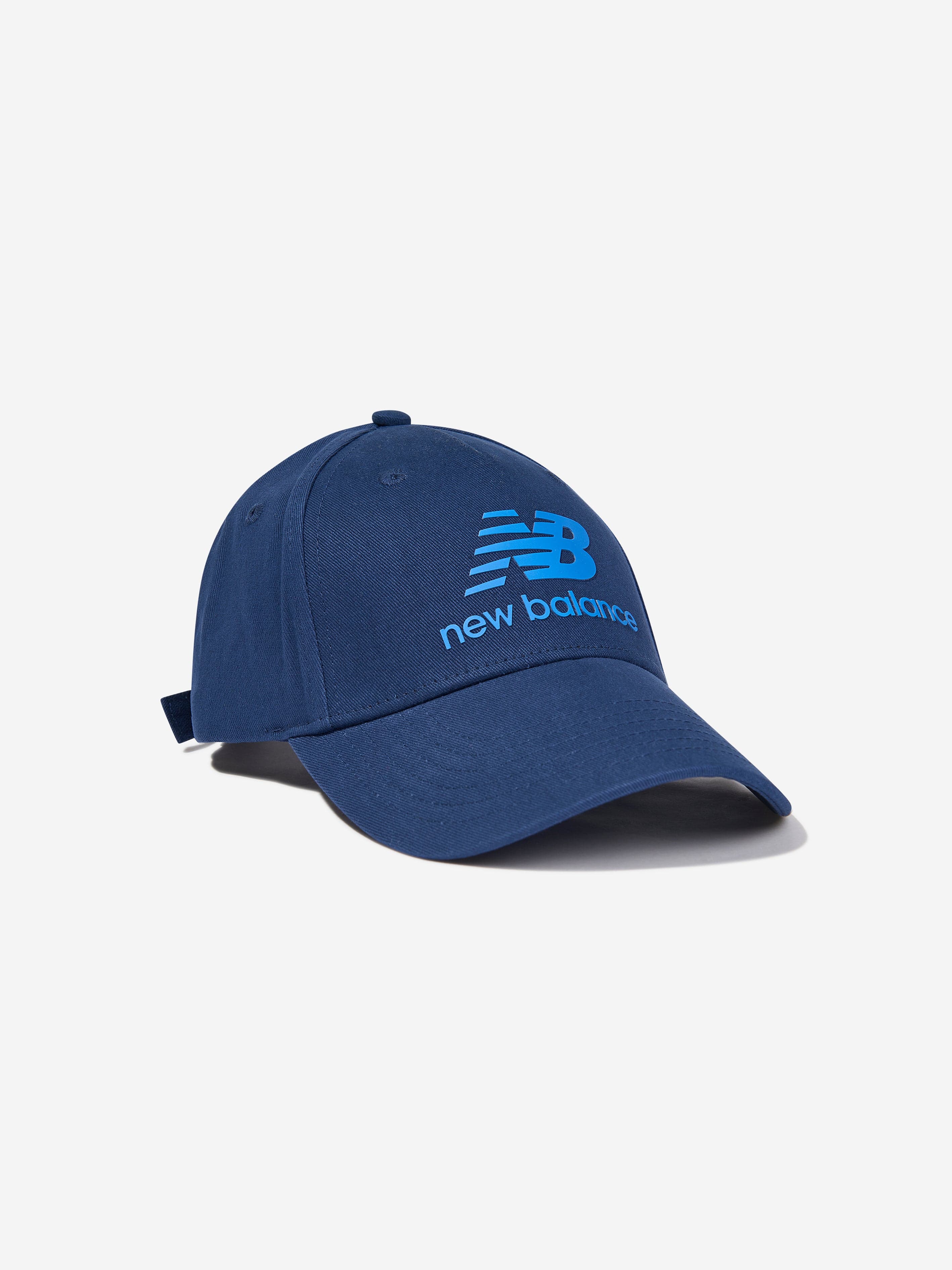 New Balance Boys Stacked Logo Cap in Navy Buy Cheap Low Shipping