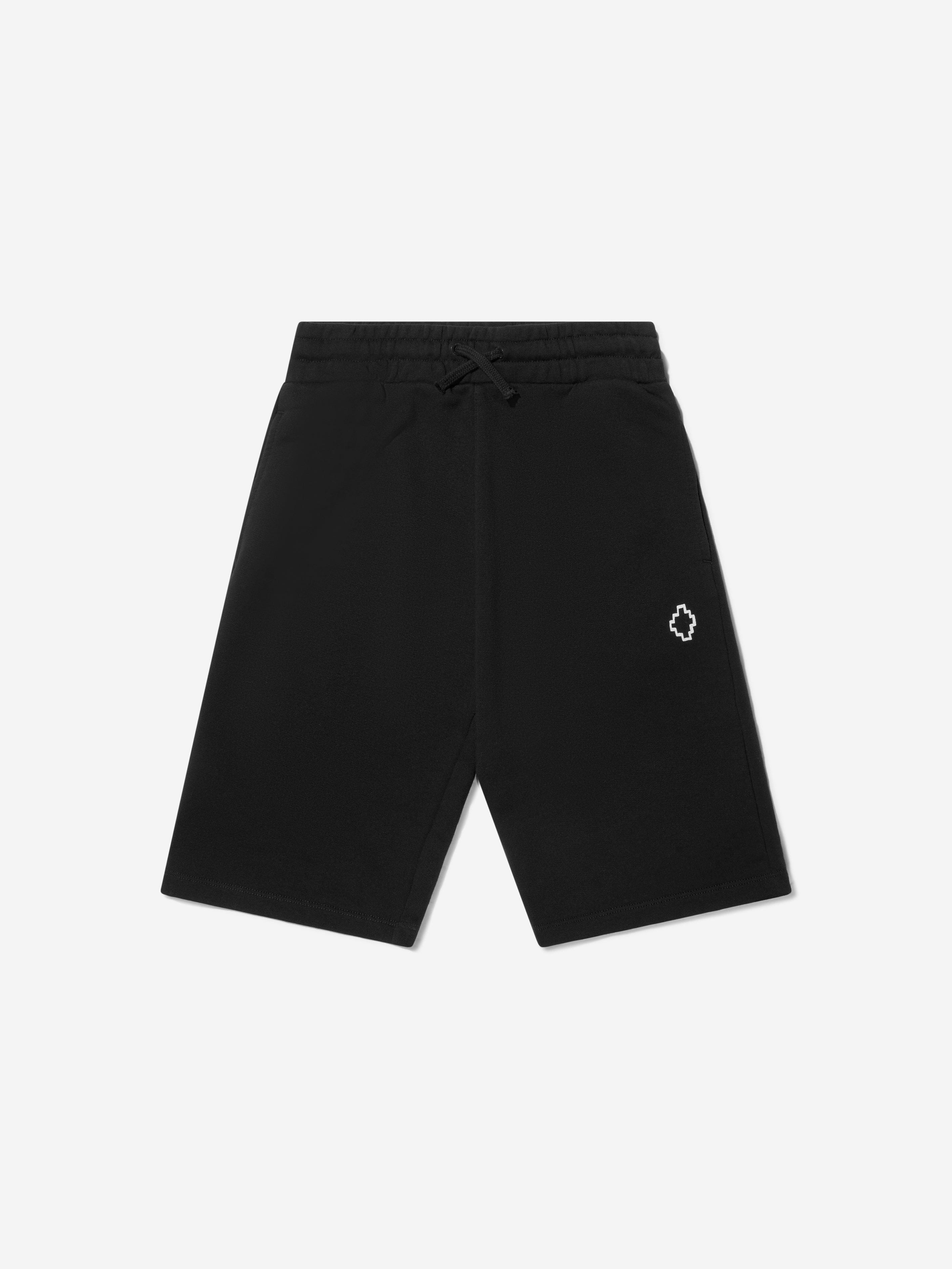 Marcelo Burlon Boys Cotton Logo Print Sweat Shorts Free Shipping For Cheap