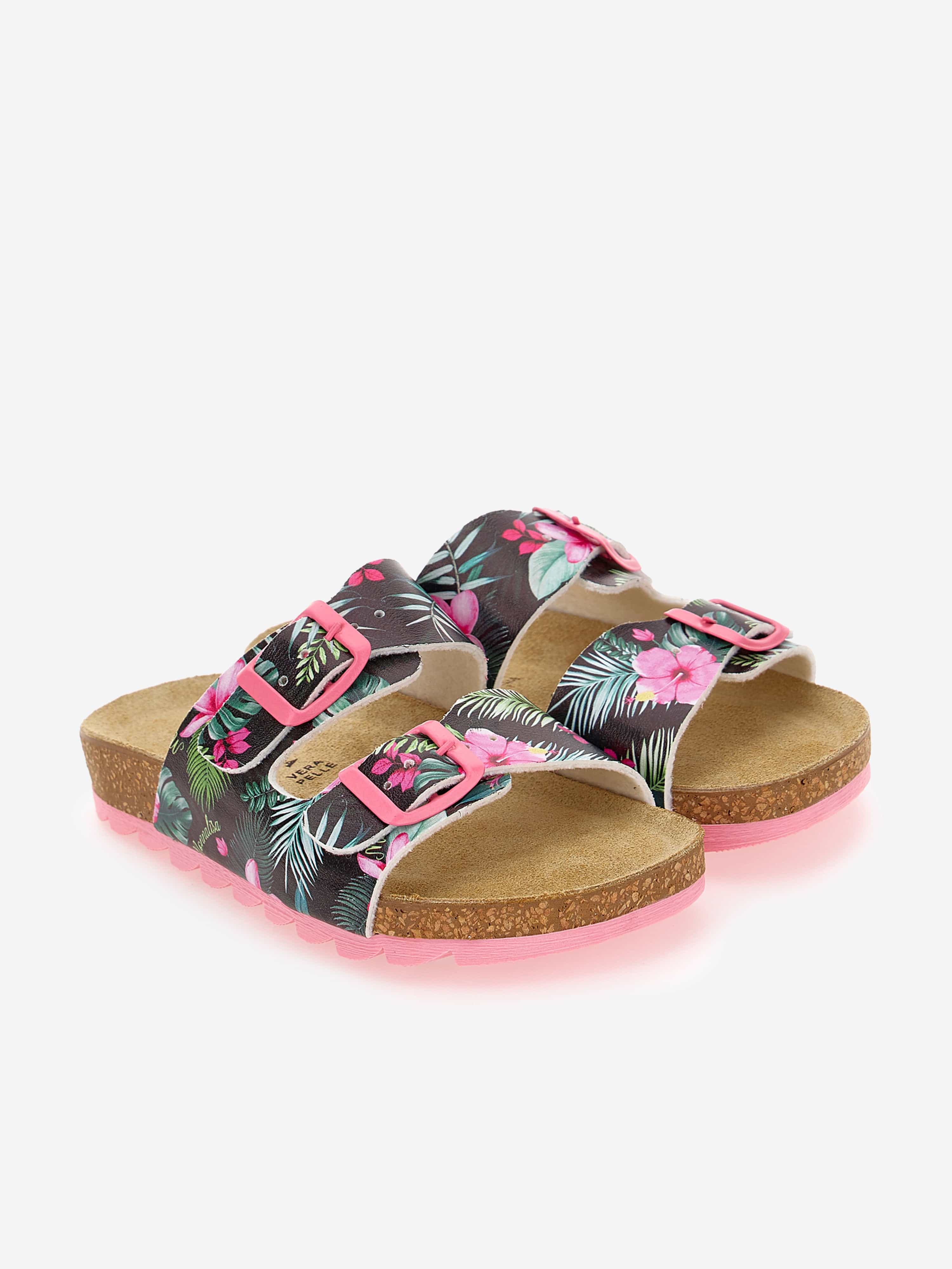 Monnalisa Girls Jungle Sandals in Black Exclusive Online