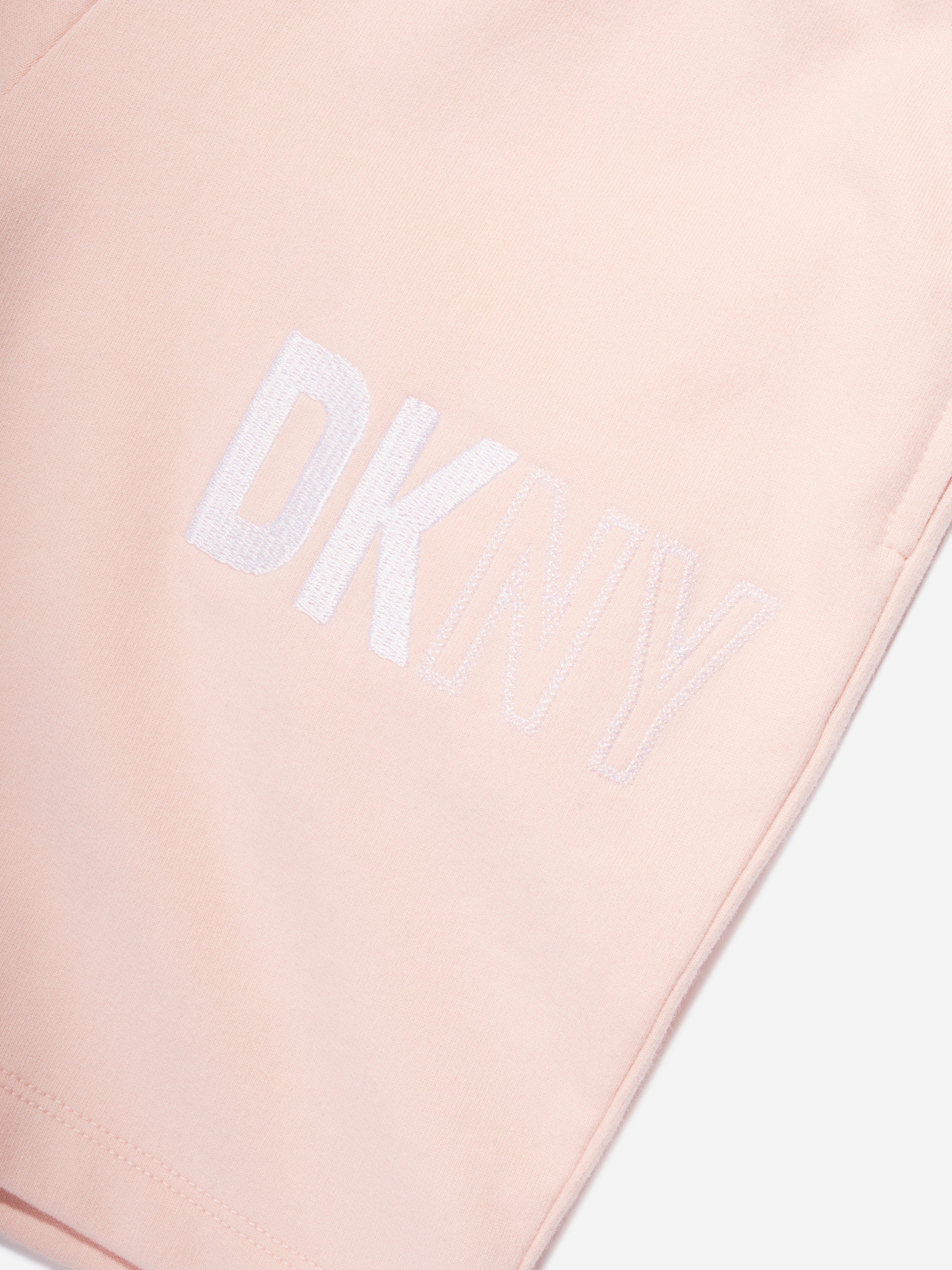 DKNY Kids Logo Bermuda Shorts in Pink Clearance Cheapest Pice