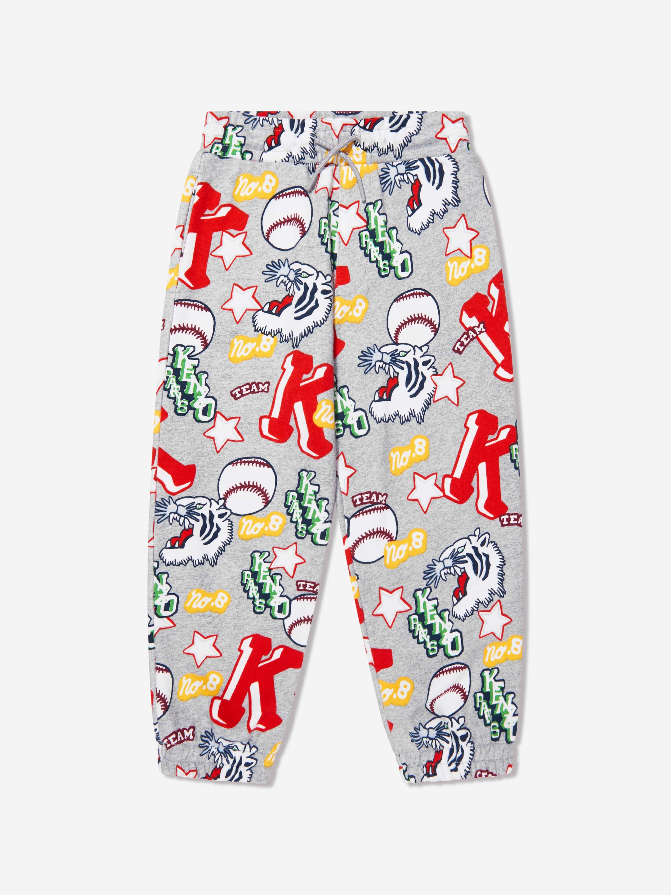 KENZO Boys Kenzo Club Joggers in Grey Cheap Buy