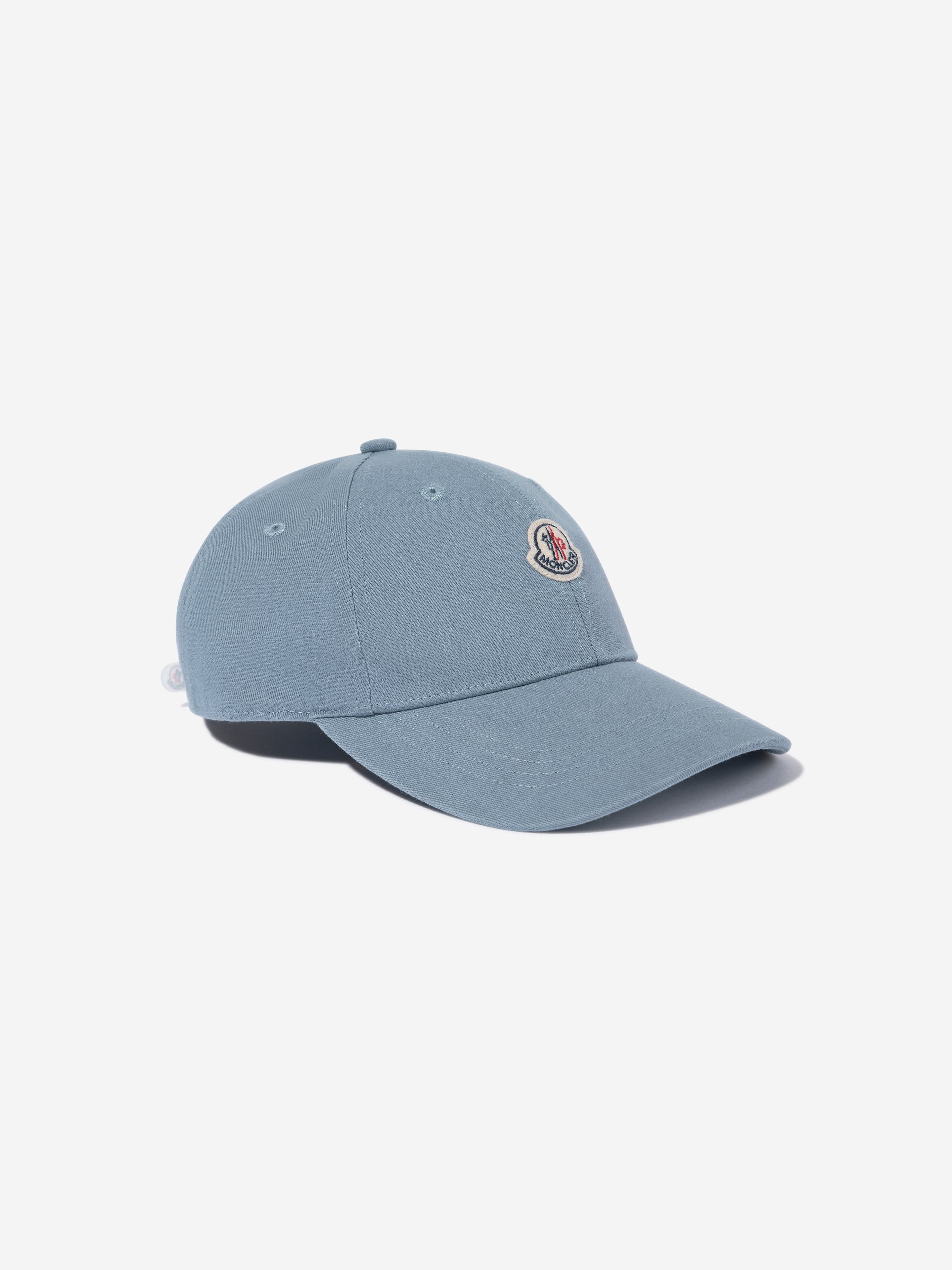 Moncler Enfant Boys Logo Baseball Cap in Blue Sale Finishline