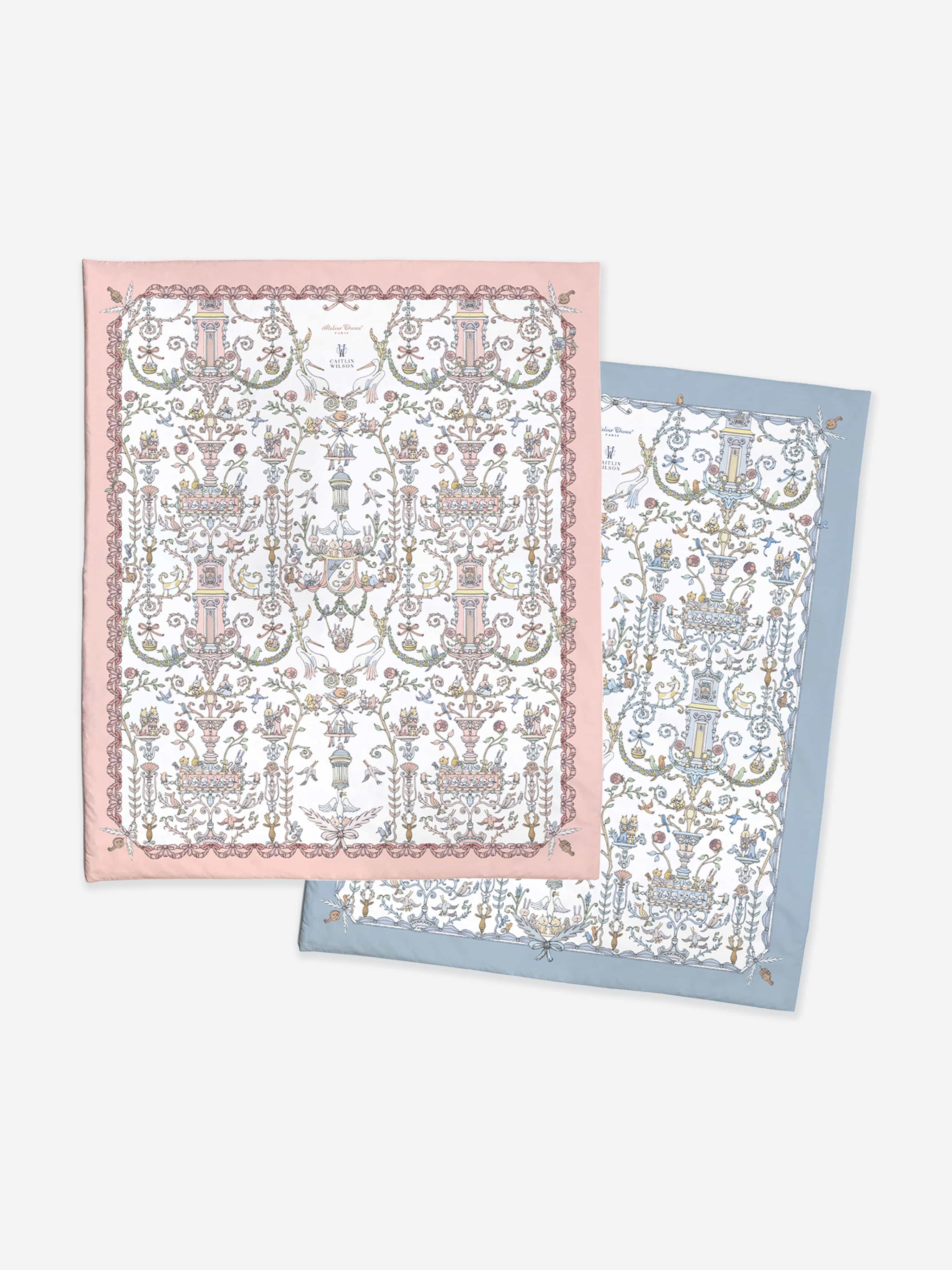 Atelier Choux Baby  Toile De Jouy Atelier Choux & Caitlin Wilson Reversible Quilt in Multicolour (130cm) Many Kinds Of Online