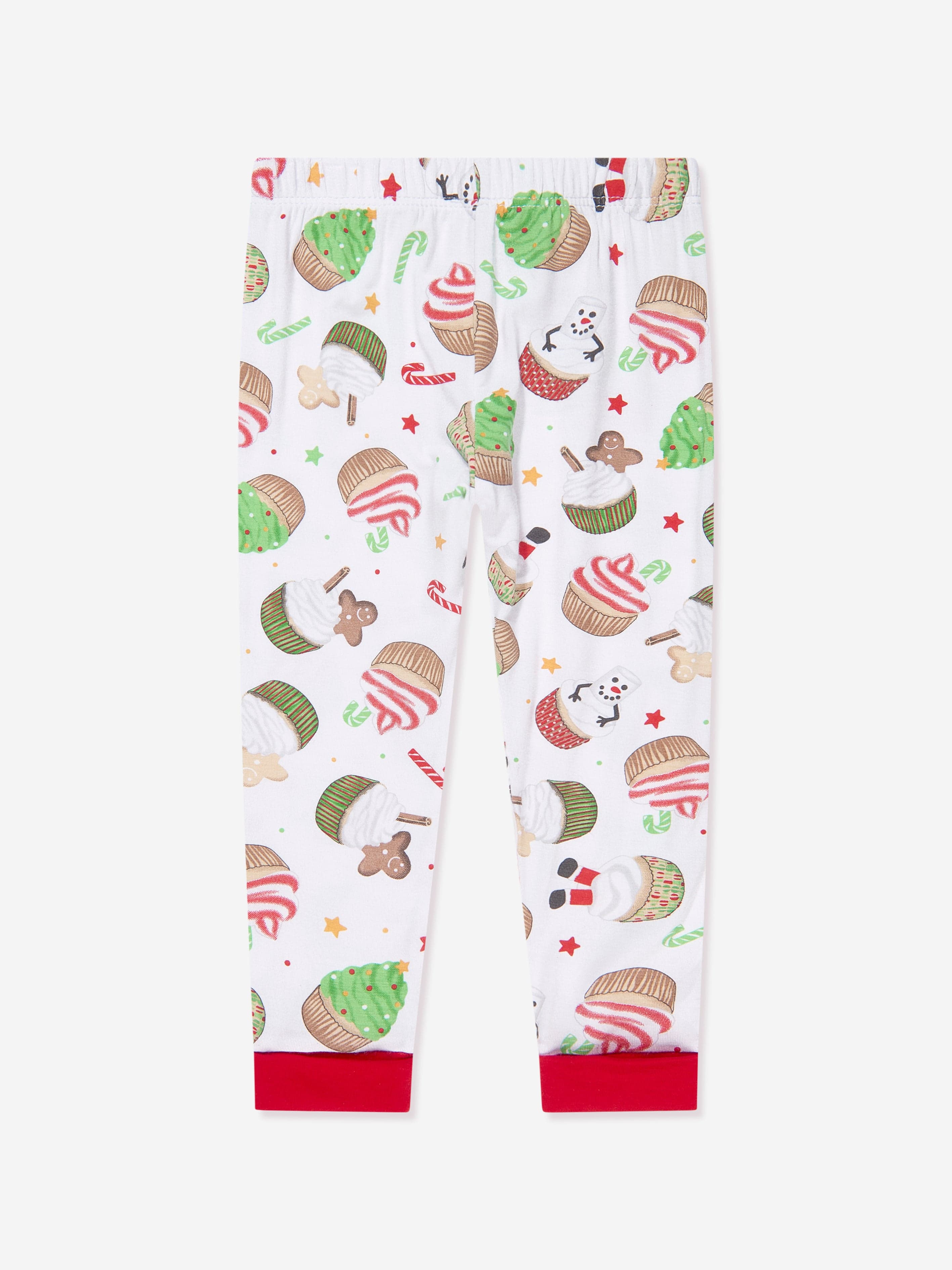 Magnolia Baby Kids Festive Cupcakes Long Pyjamas in White With Paypal Free Shipping