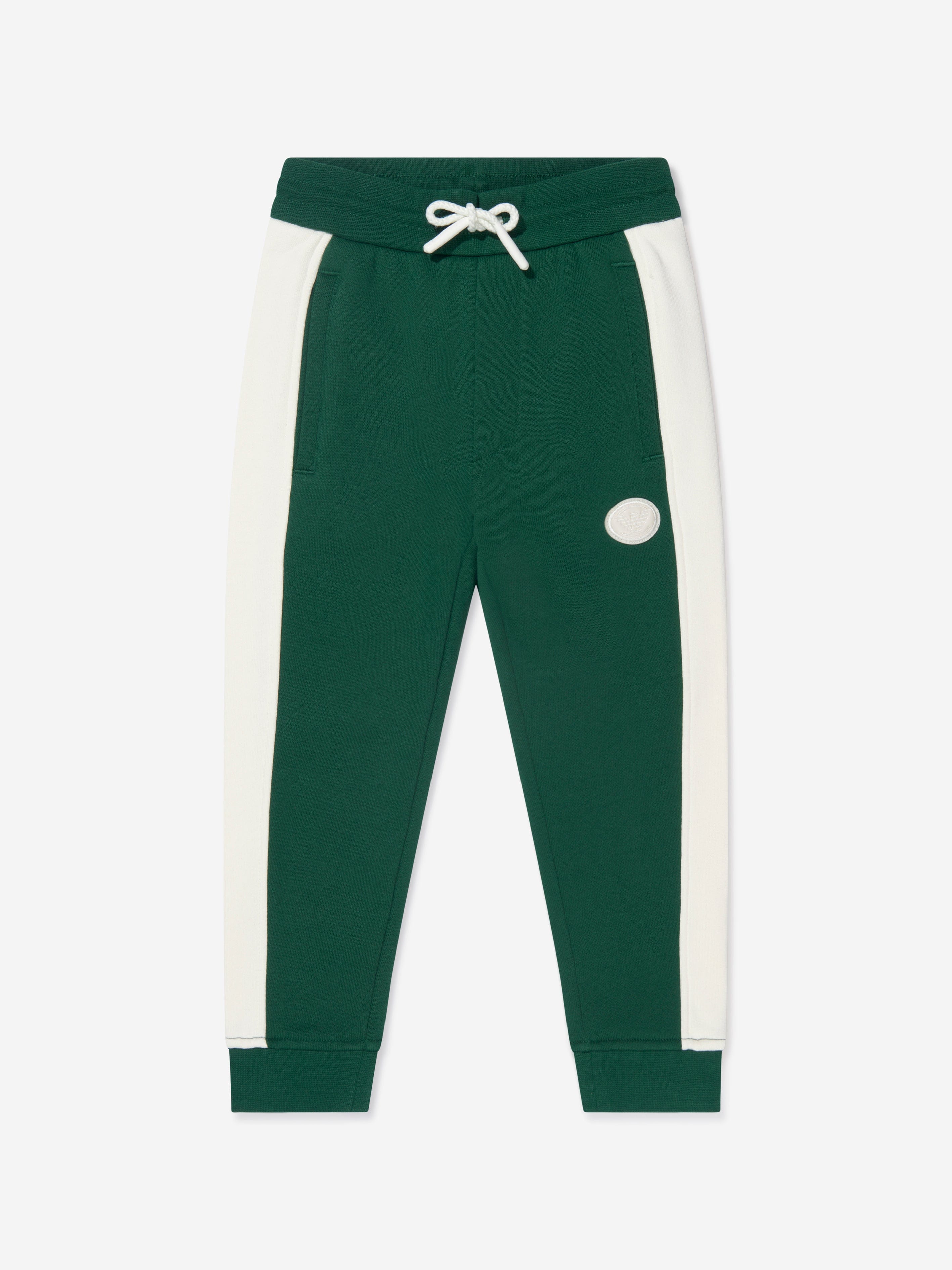 Emporio Armani Boys Contrast Strip Joggers Sale Professional