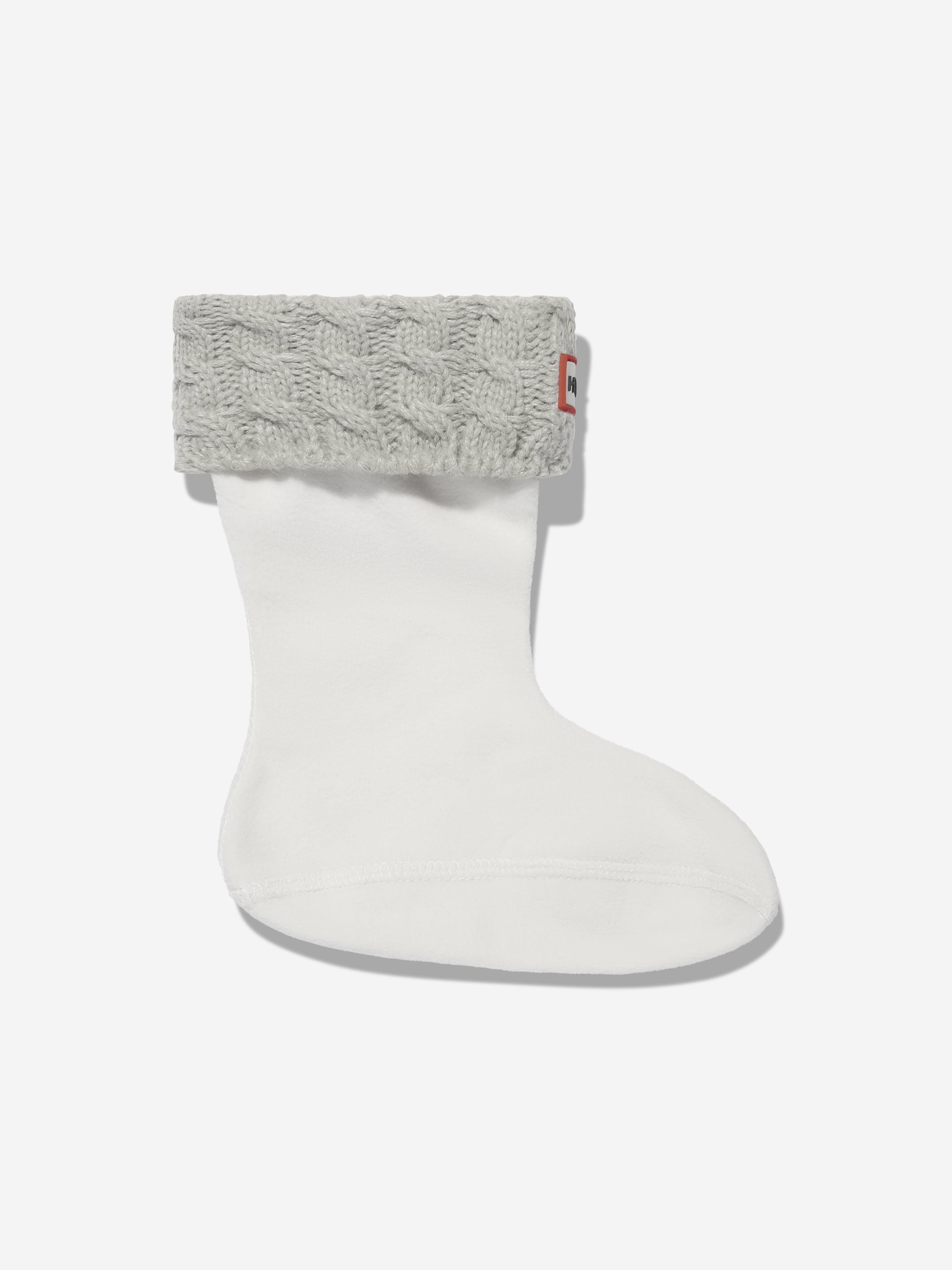 Hunter Kids Recycled 6 Stitch Cable Boot Socks in Grey Finishline Sale Online