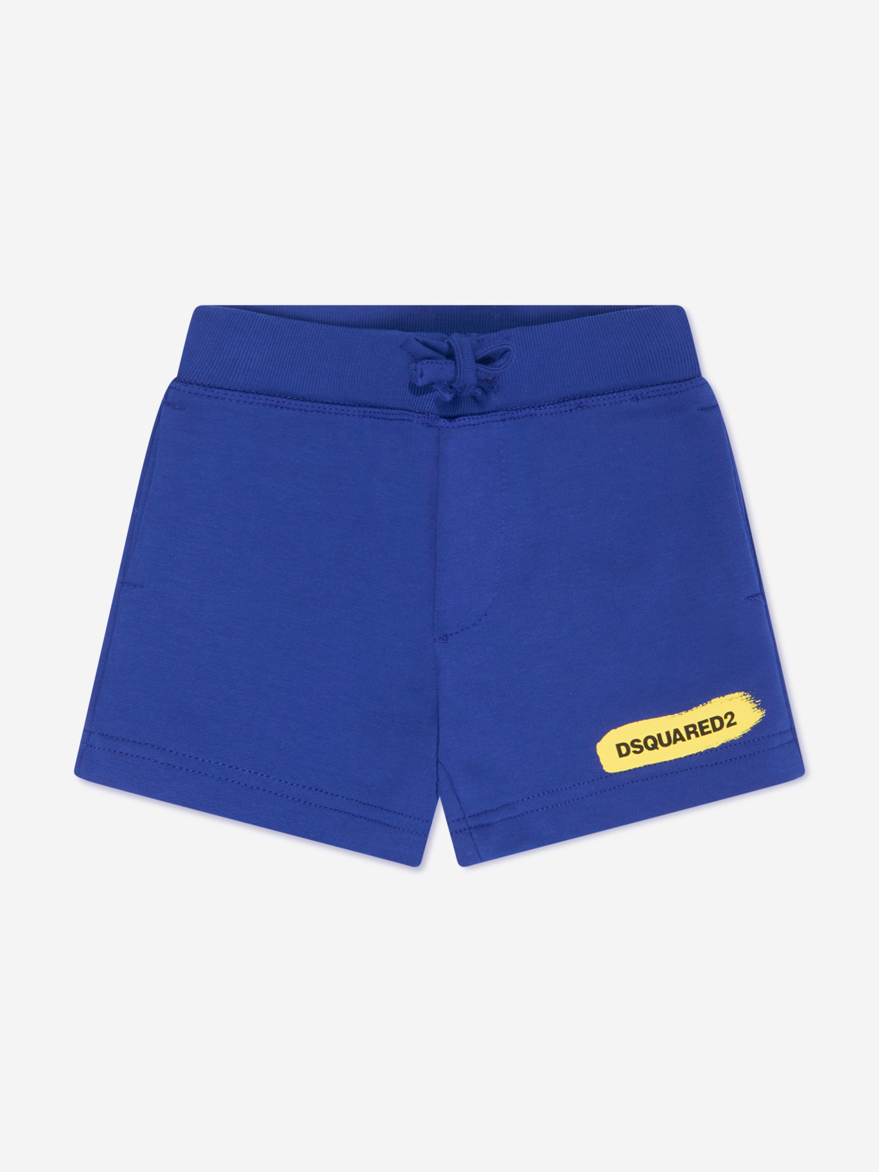Dsquared2 Baby Logo Shorts in Blue For Cheap Online