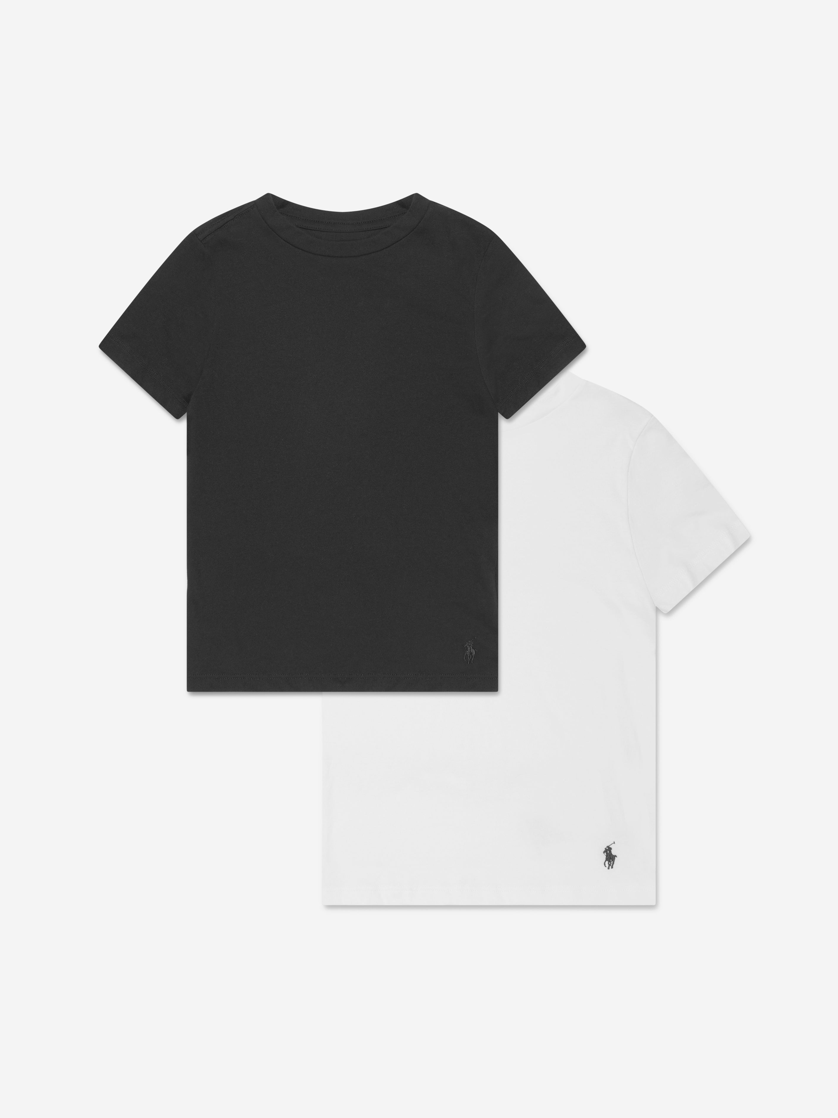 Ralph Lauren Boys 2 Pack T-Shirts Set in White Sale Cheapest