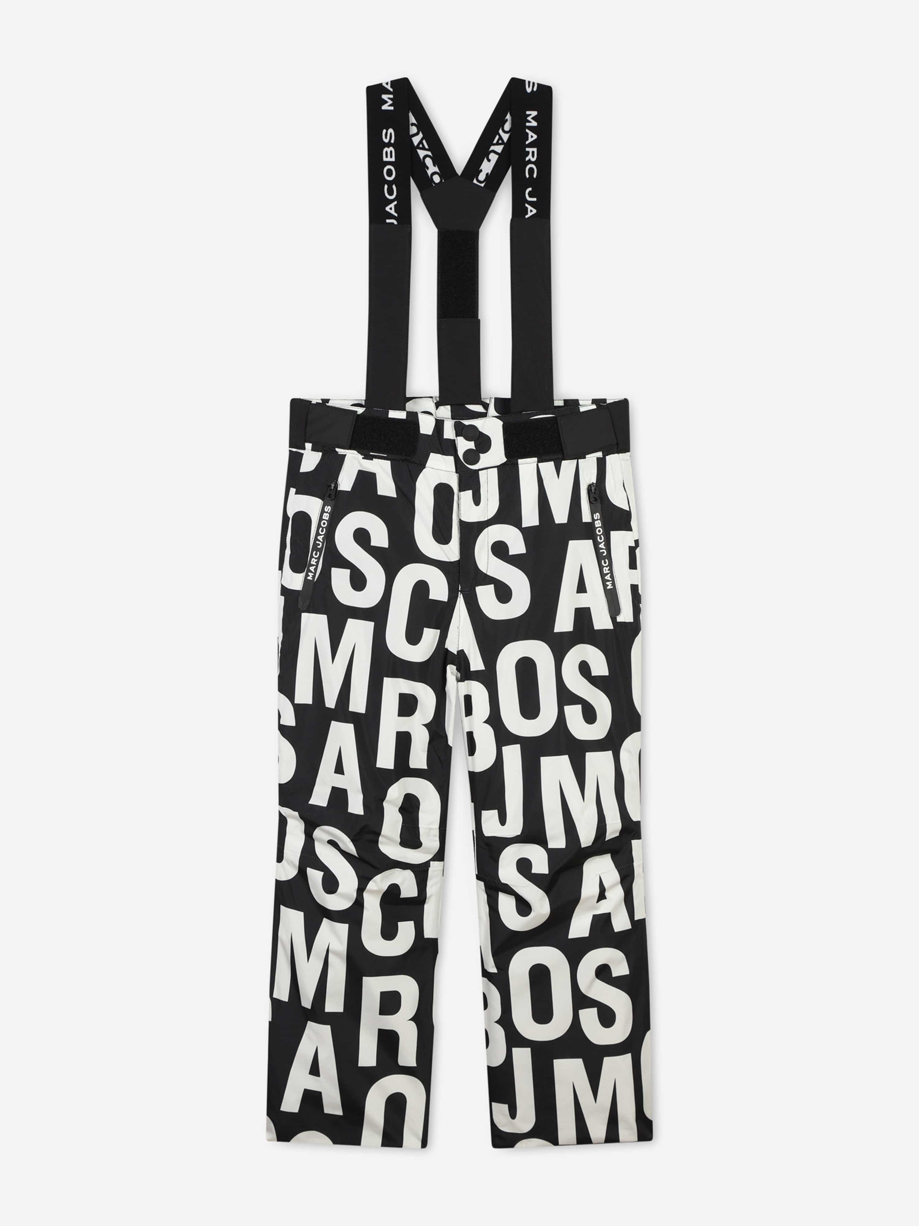 MARC JACOBS Kids Logo Ski Trousers in Black Free Shipping Classic