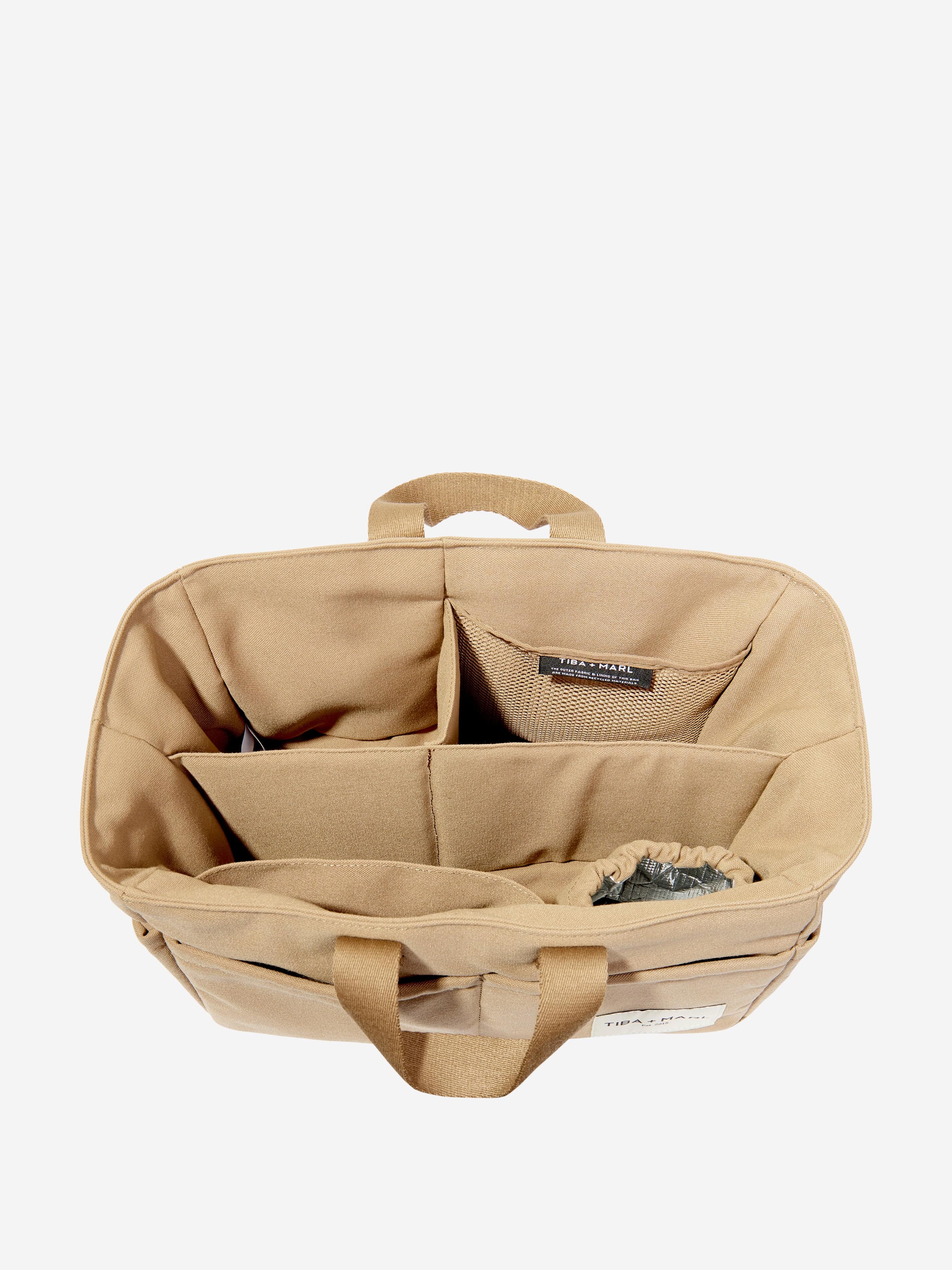 Tiba + Marl Baby The Canvas Organiser Caddy in Beige (26cm) Cheap