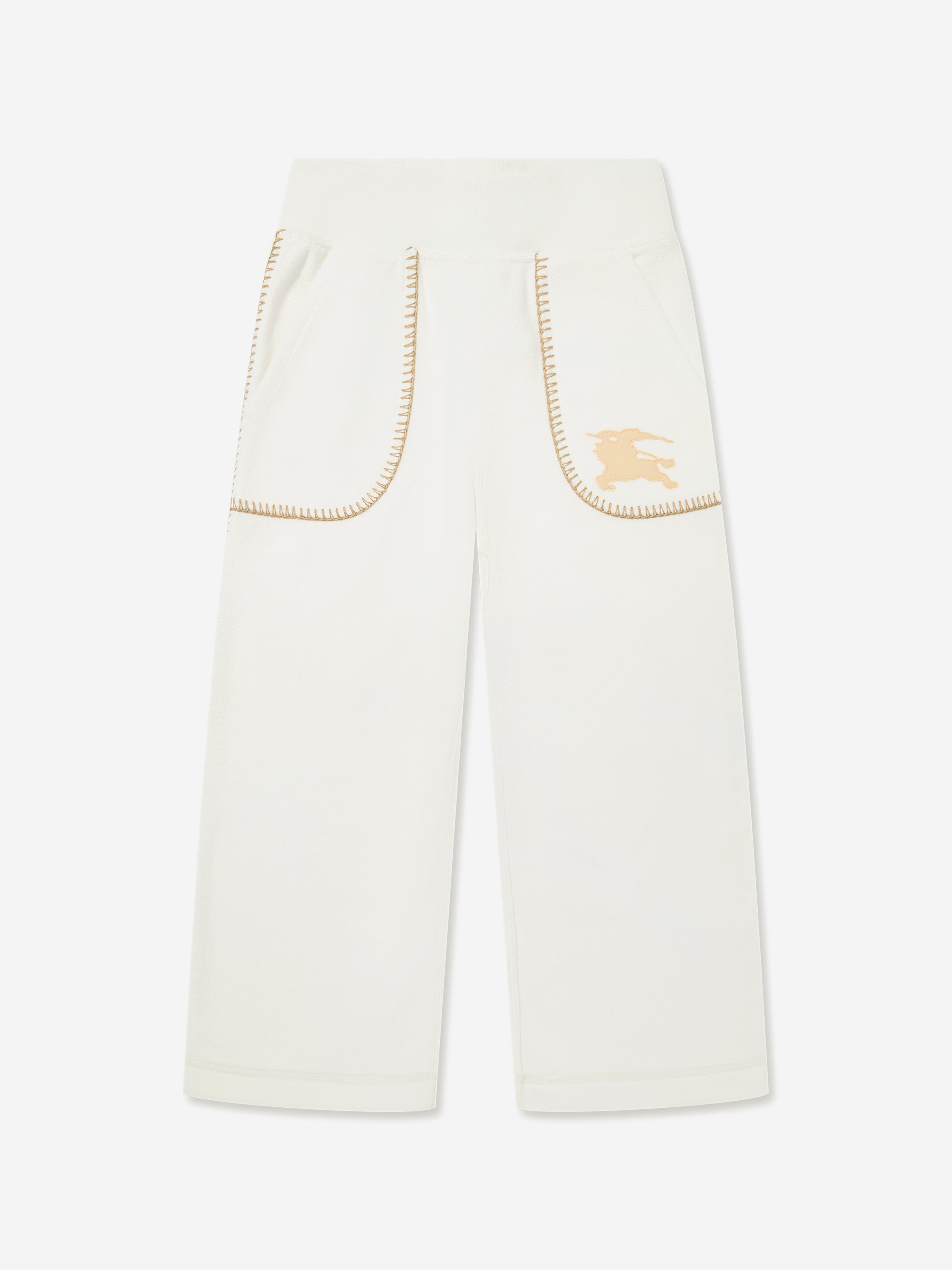 Burberry Girls Aubrey Trousers in White From China Sale Online