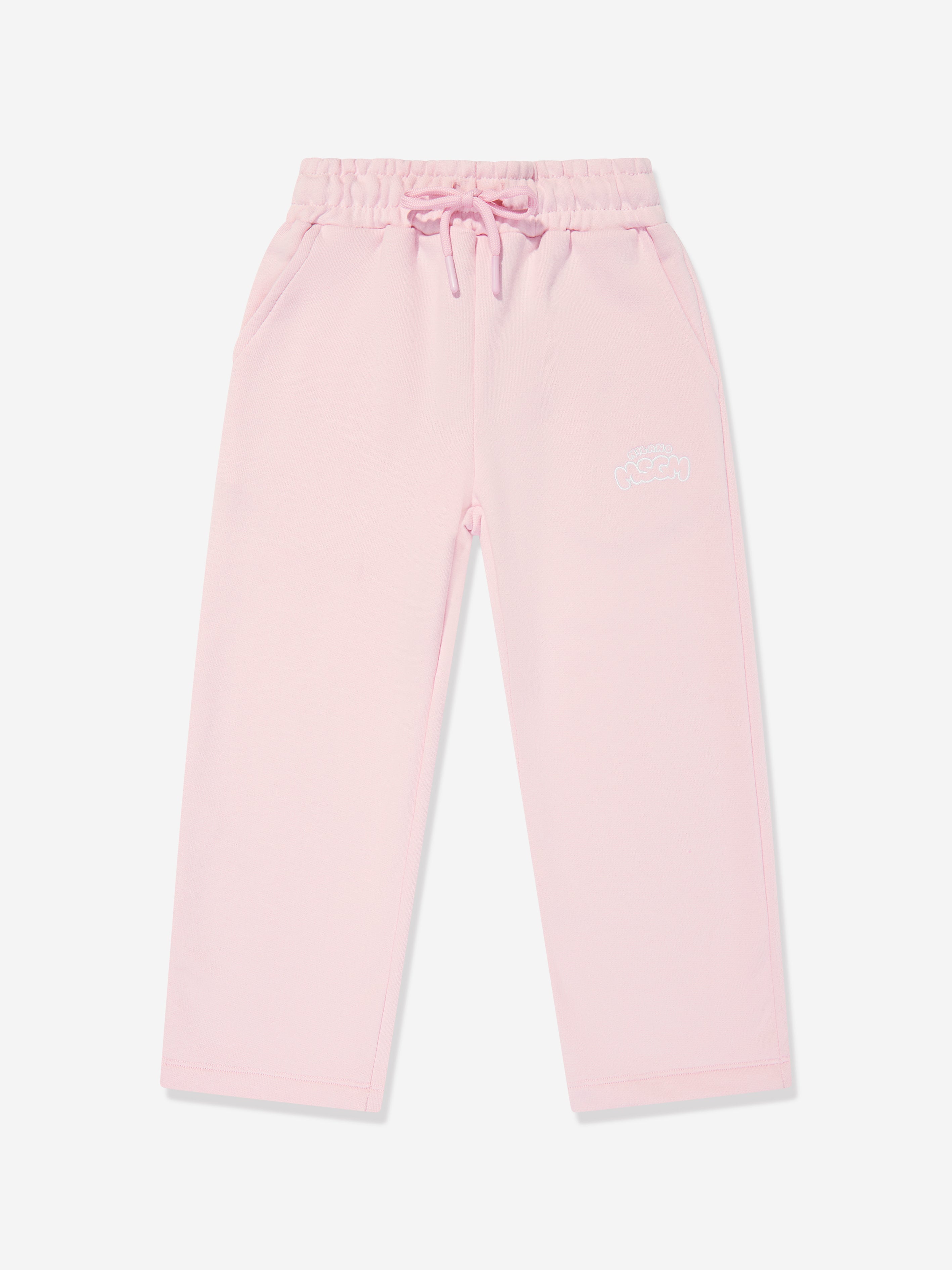 MSGM Girls Fleece Joggers in Pink New Styles Cheap Pice