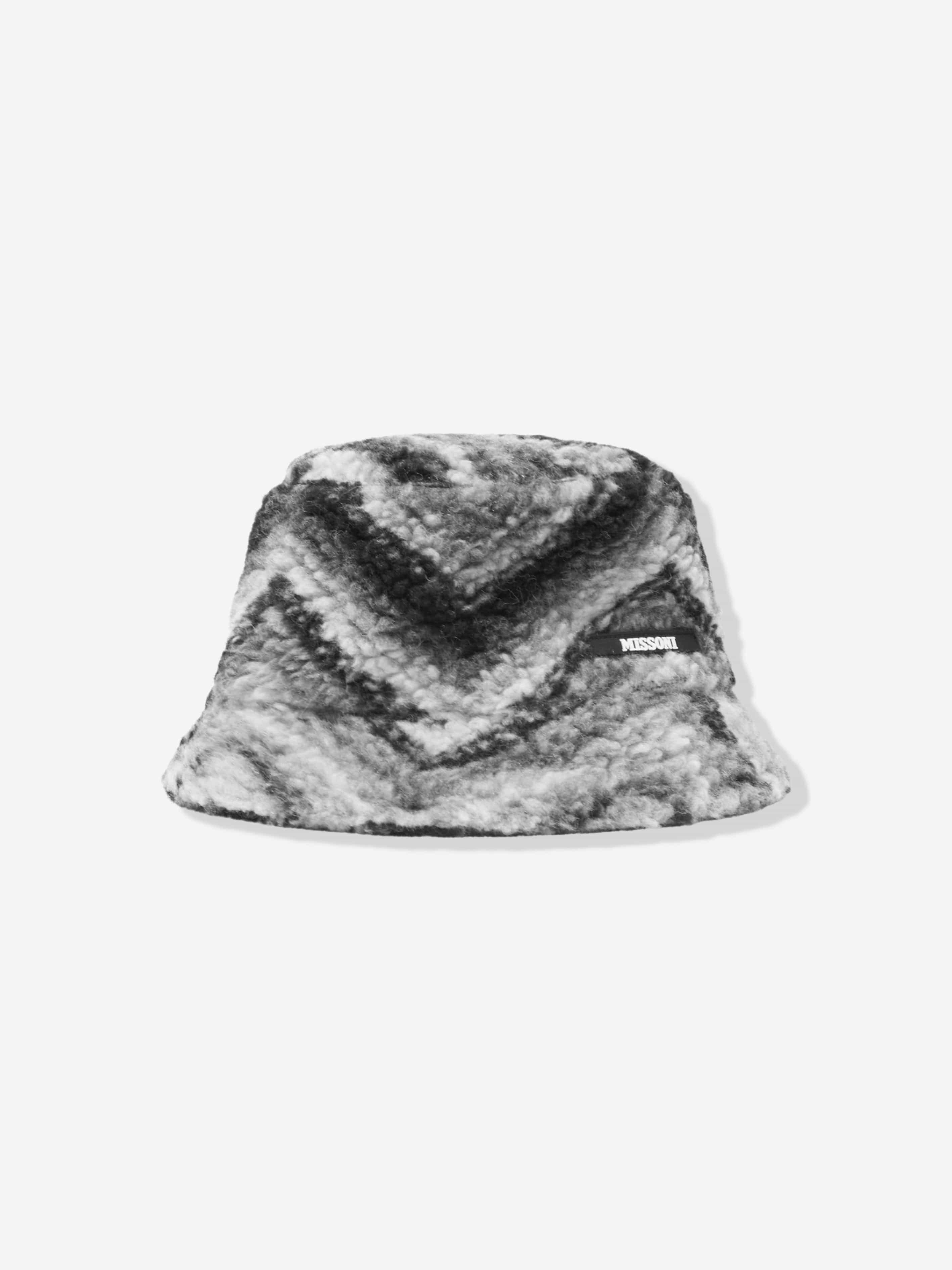 Missoni Boys Zigzag Bucket Hat in Black Manchester Great Sale Online