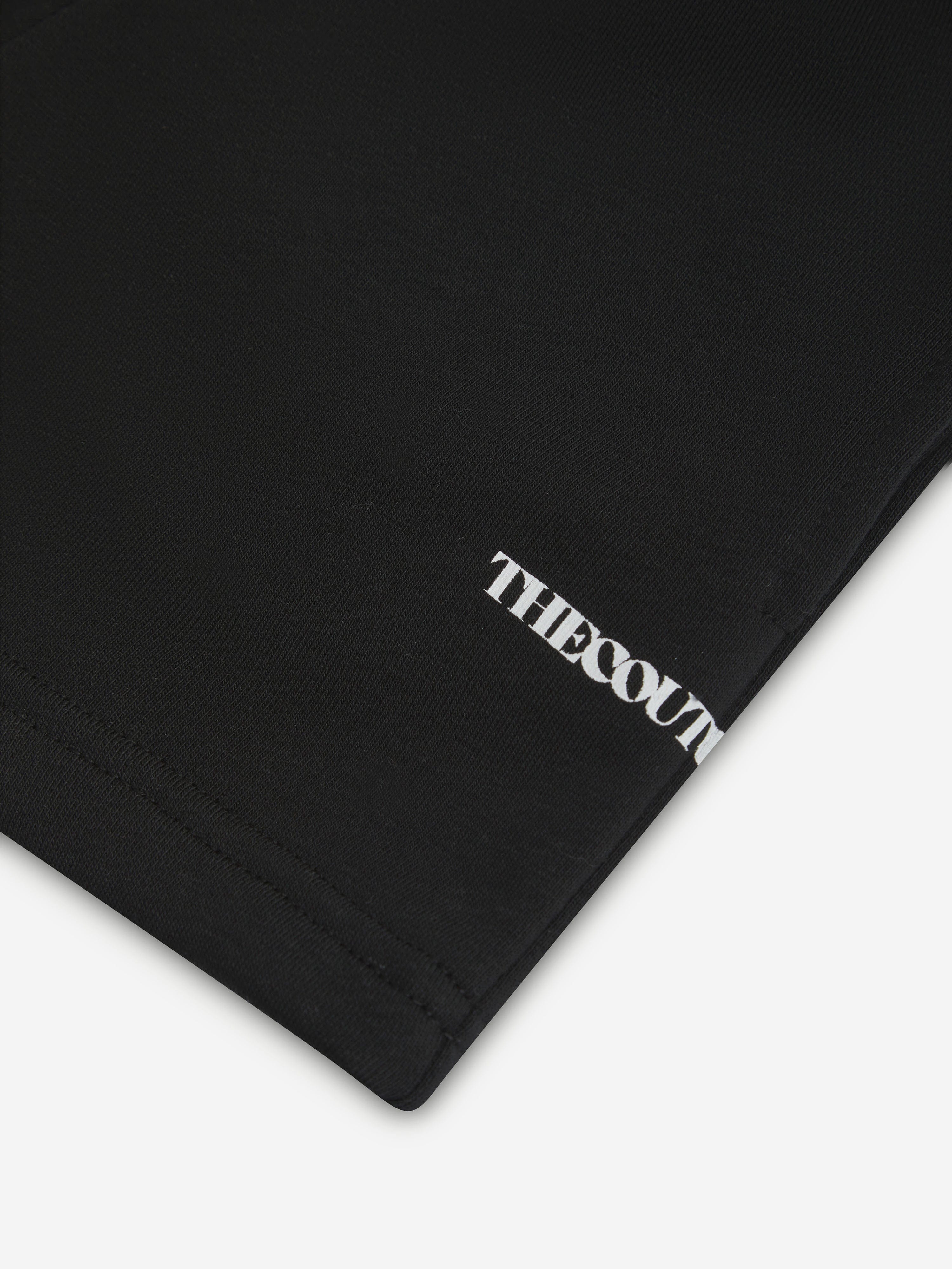 The Couture Club Kids Raw Seam Shorts in Black Cheap Sale Sale