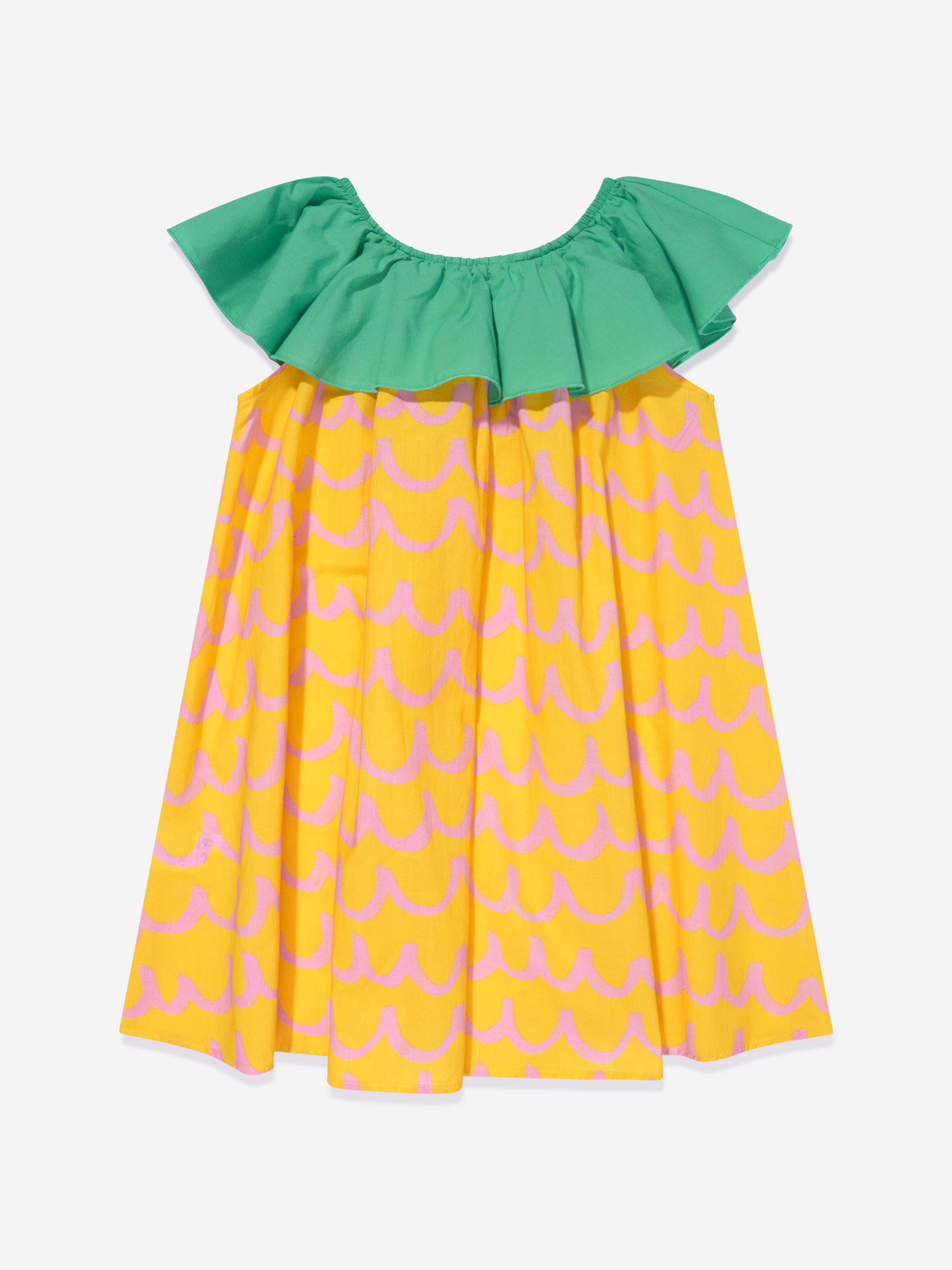 Stella McCartney Girls Pineapple Dress in Yellow Sale Footlocker