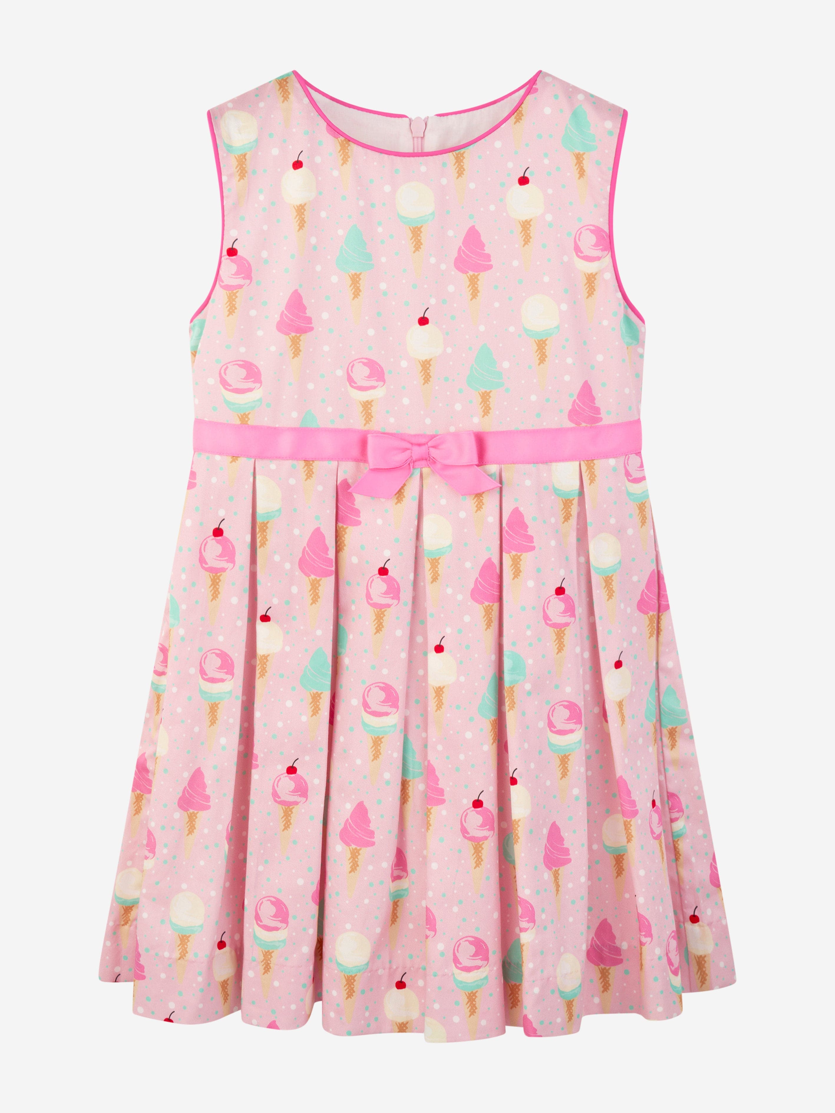 Rachel Riley Girls Ice Cream Dress in Pink Fashion Style For Sale