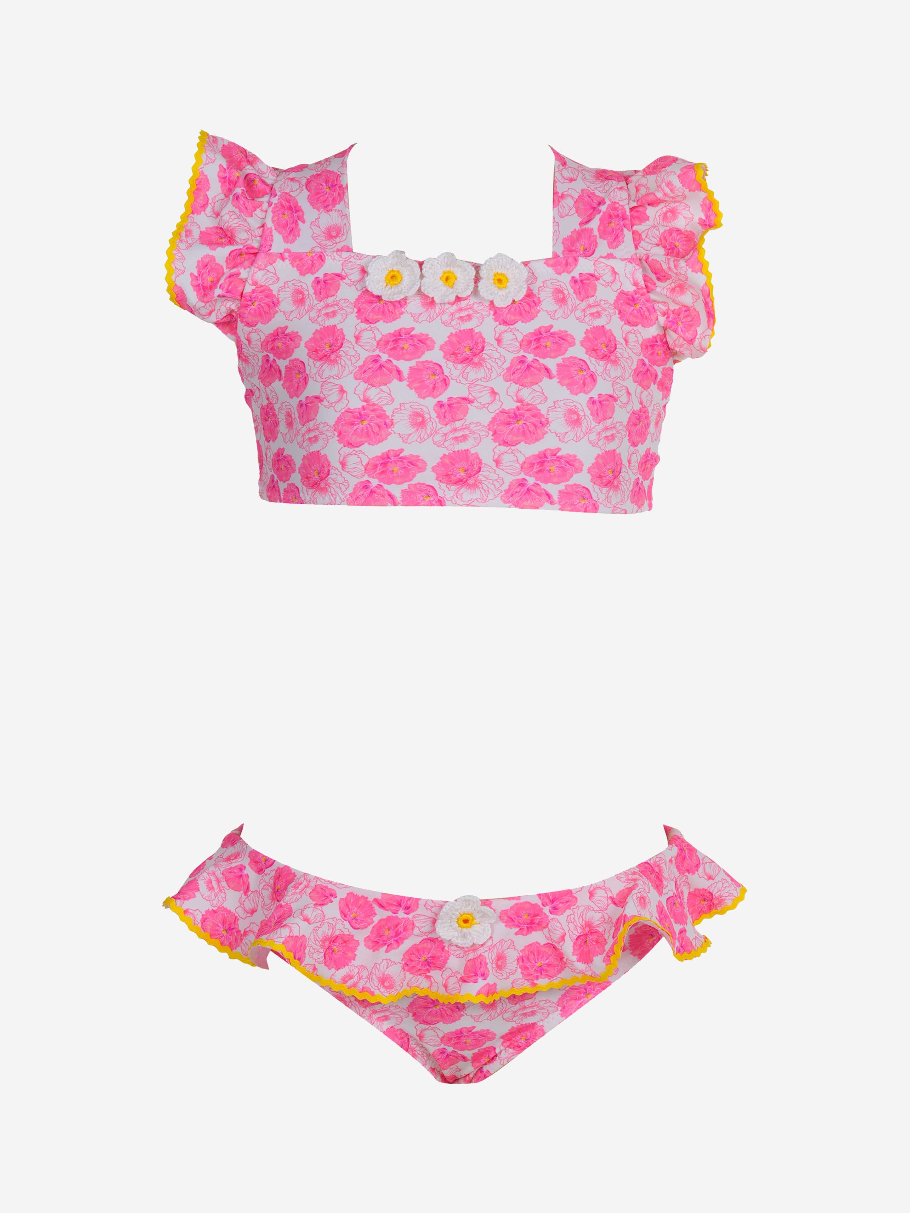 Girls Briar Bikini in Pink With Paypal