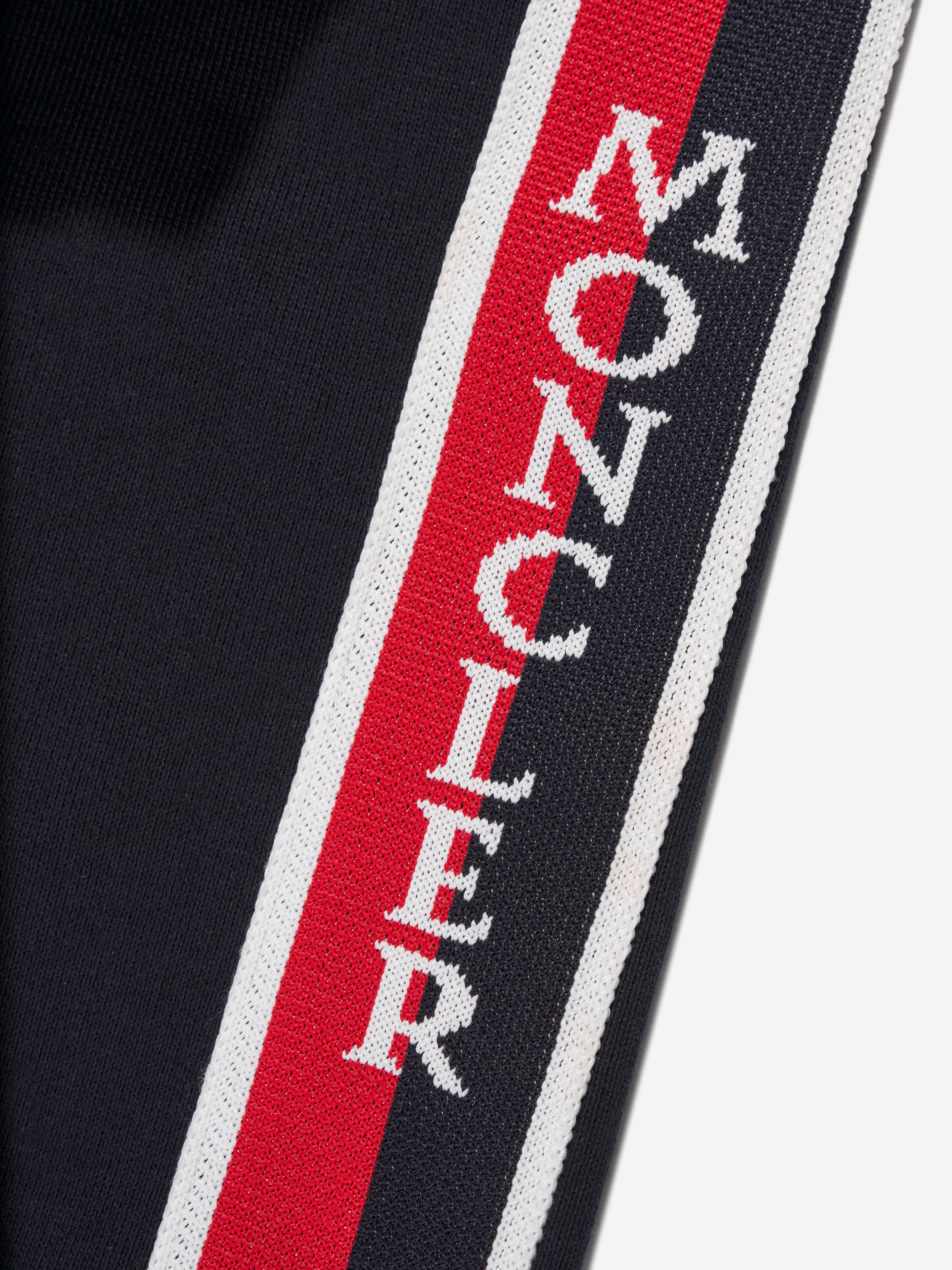 Moncler Enfant Boys Zip Up Top in Navy Free Shipping Cost