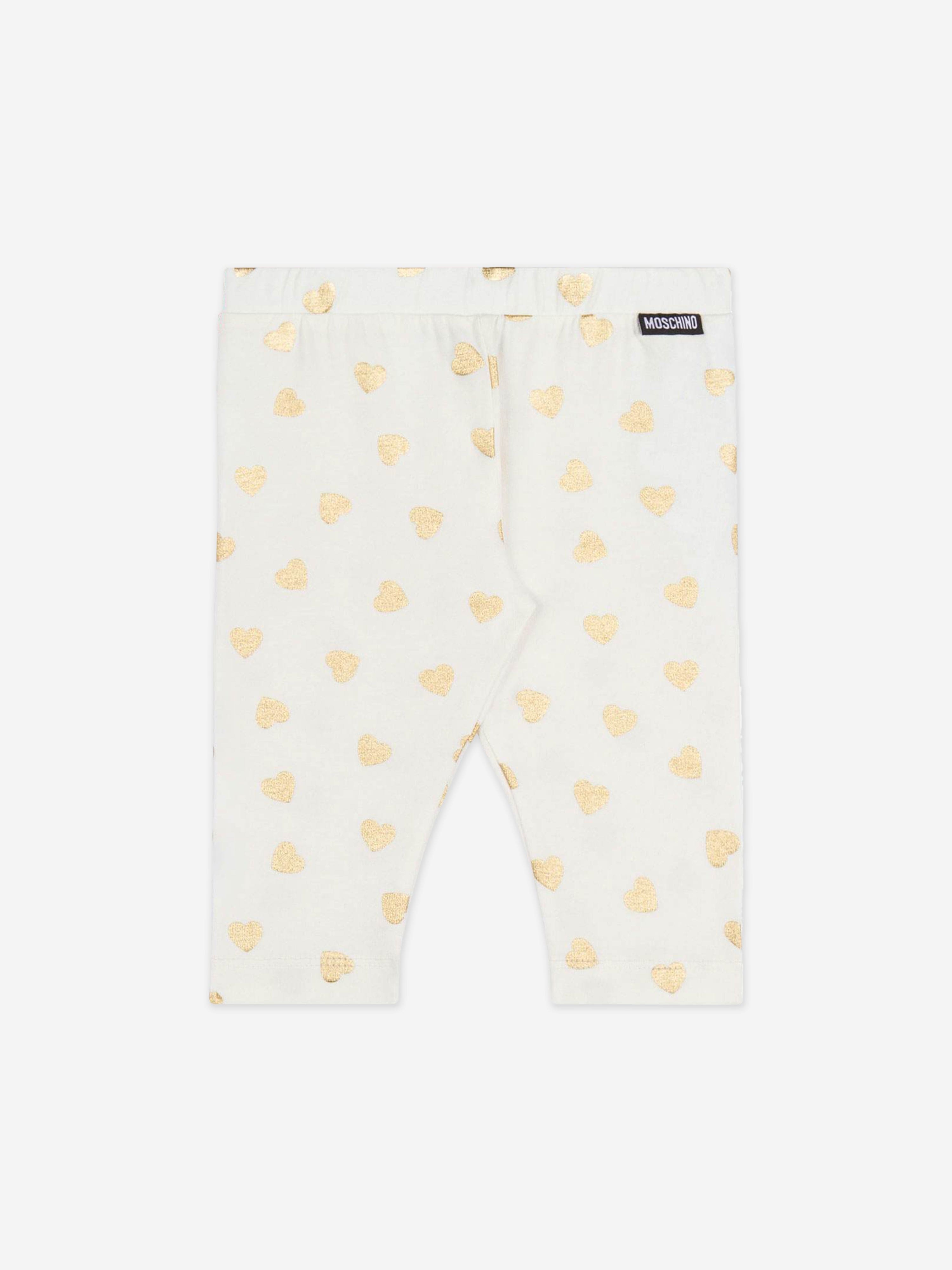 Moschino Baby Girls Bear Logo Leggings Set in Red Recommend